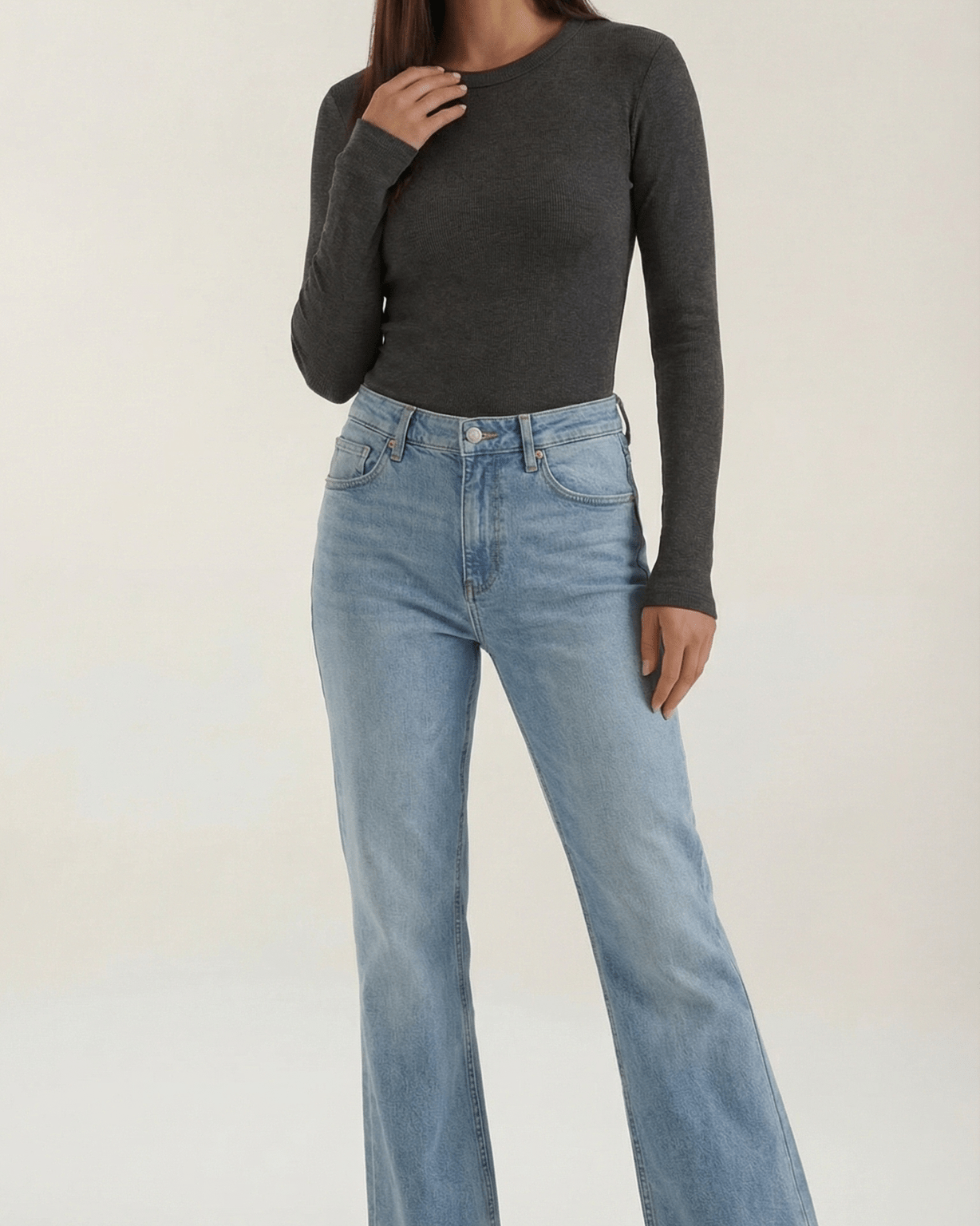 Aurazio Maglia a Maniche Lunghe da Donna