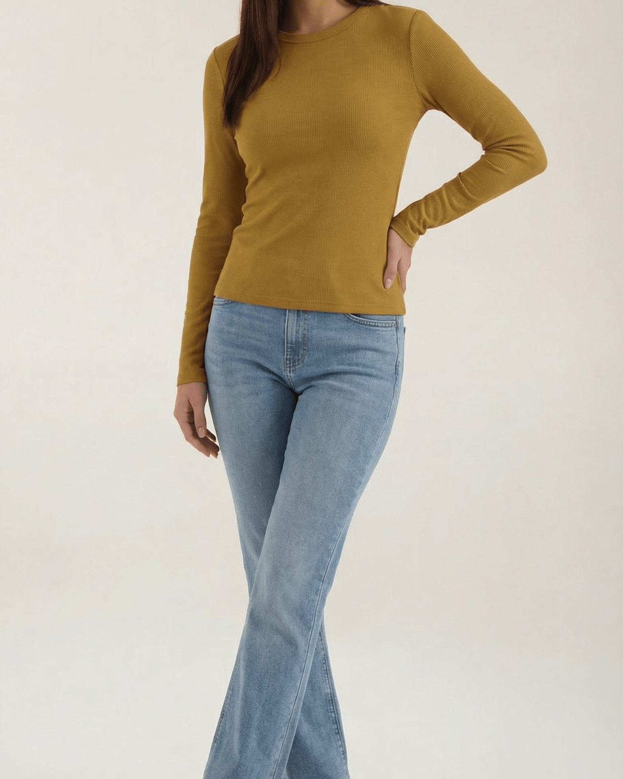 Aurazio Maglia a Maniche Lunghe da Donna