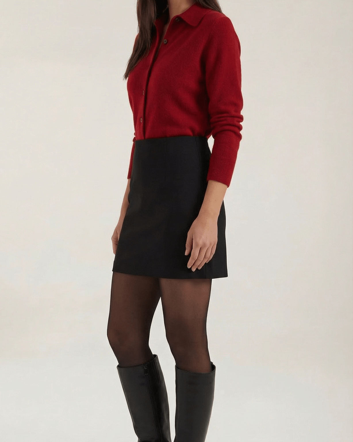 Aurazio Cardigan Con Colletto Bottonato Per Donna