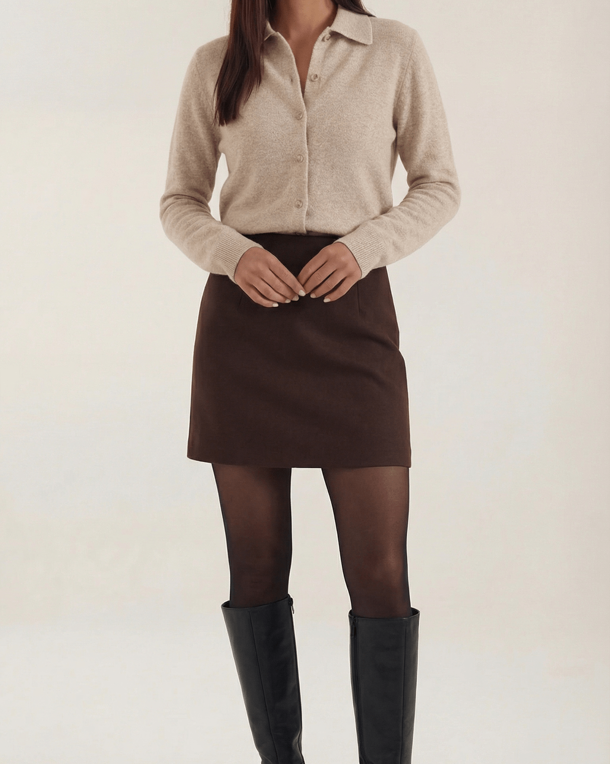 Aurazio Cardigan Con Colletto Bottonato Per Donna