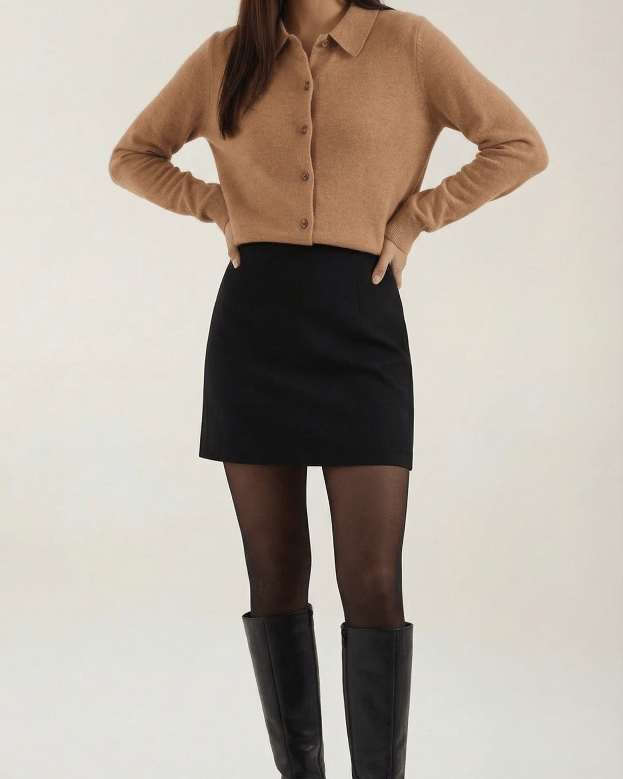 Aurazio Cardigan Con Colletto Bottonato Per Donna