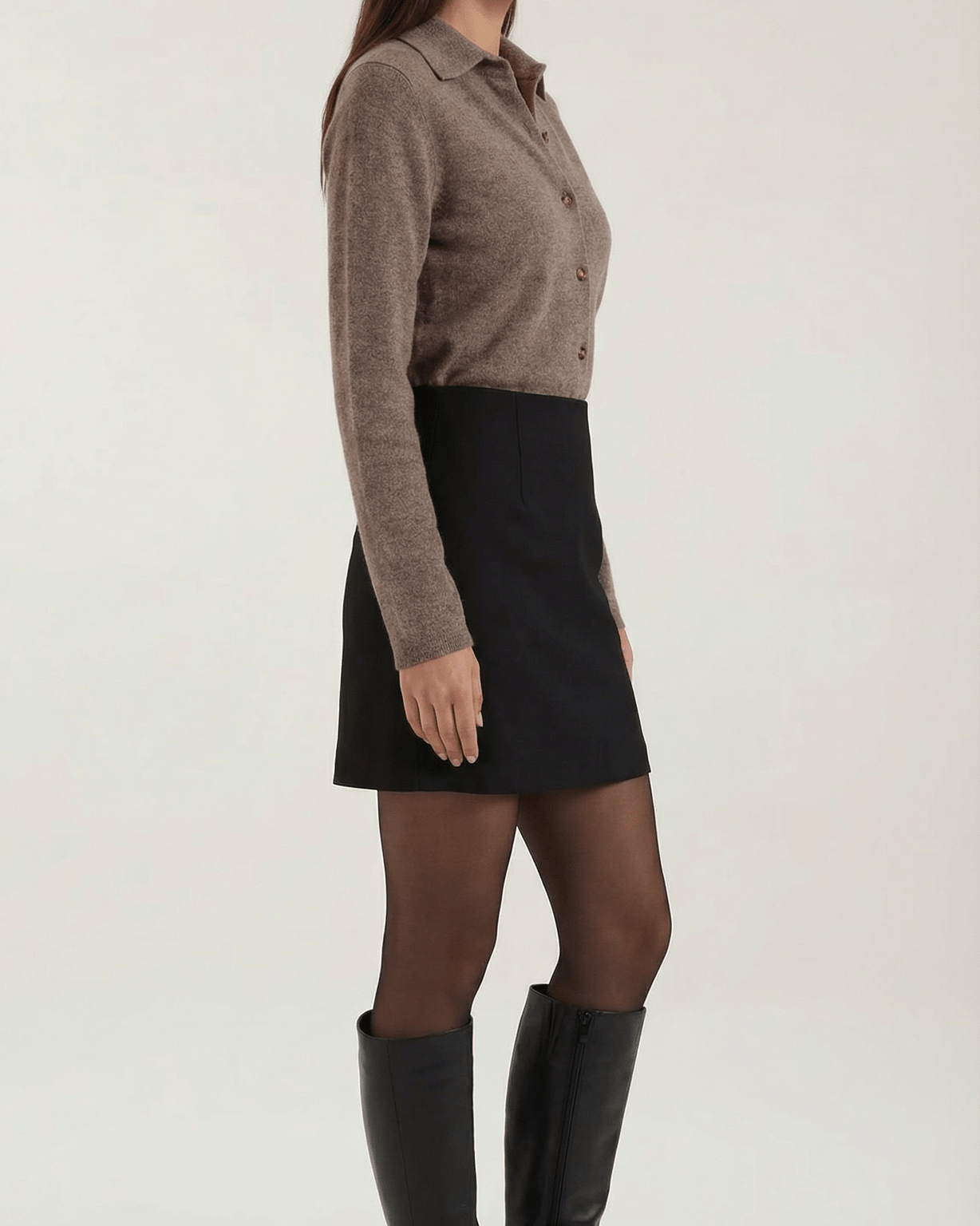 Aurazio Cardigan Con Colletto Bottonato Per Donna