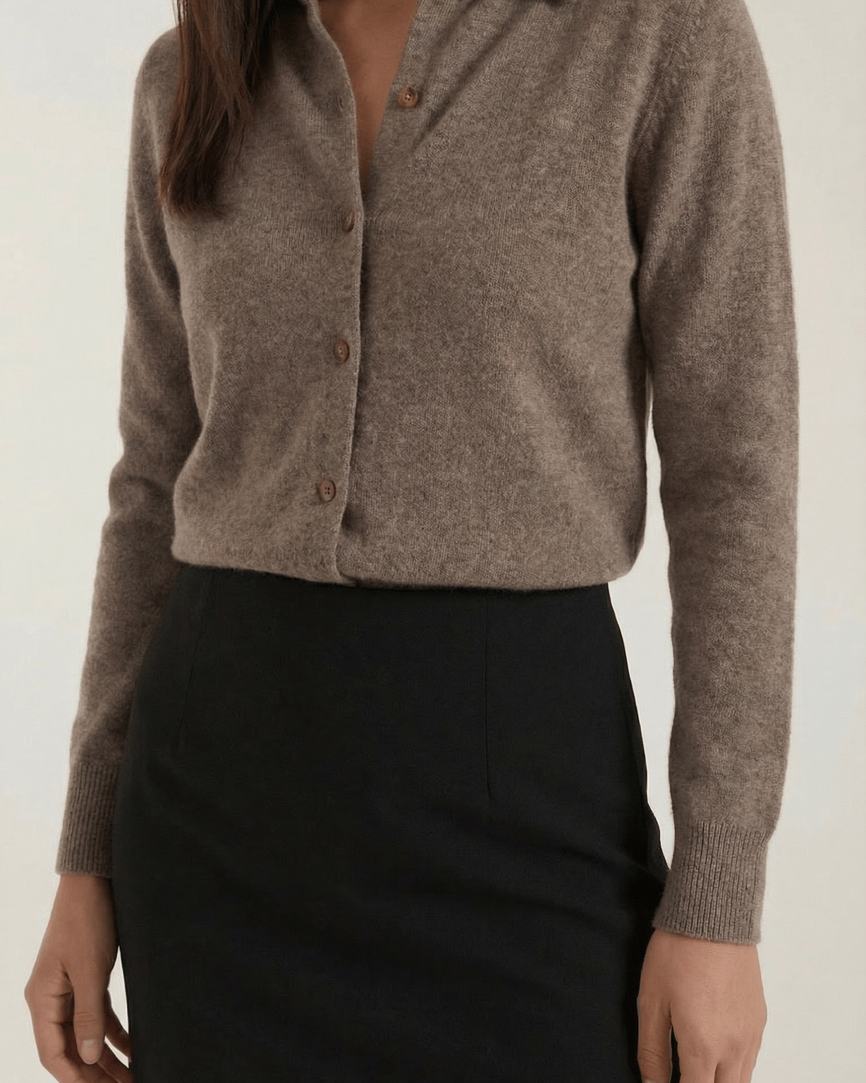 Aurazio Cardigan Con Colletto Bottonato Per Donna