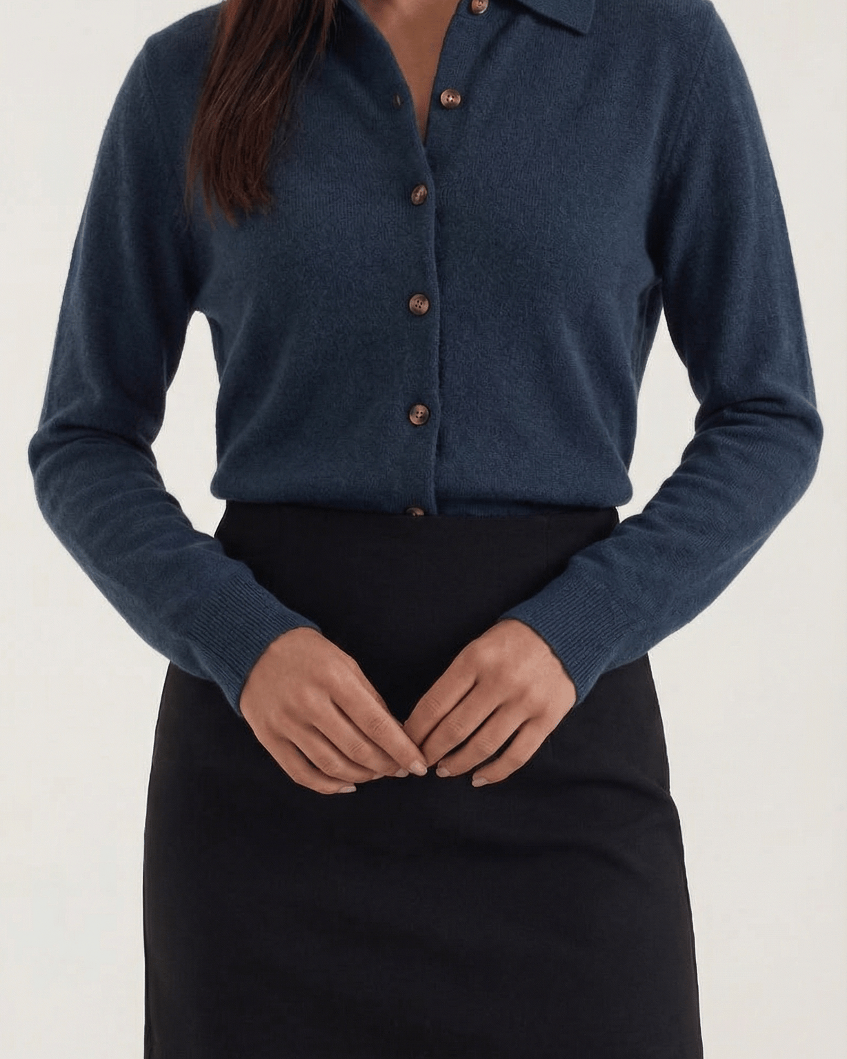 Aurazio Cardigan Con Colletto Bottonato Per Donna