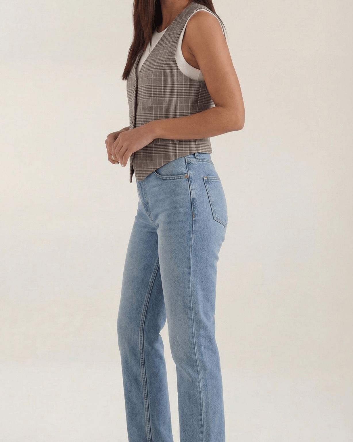 Aurazio Gilet Monopetto da Donna