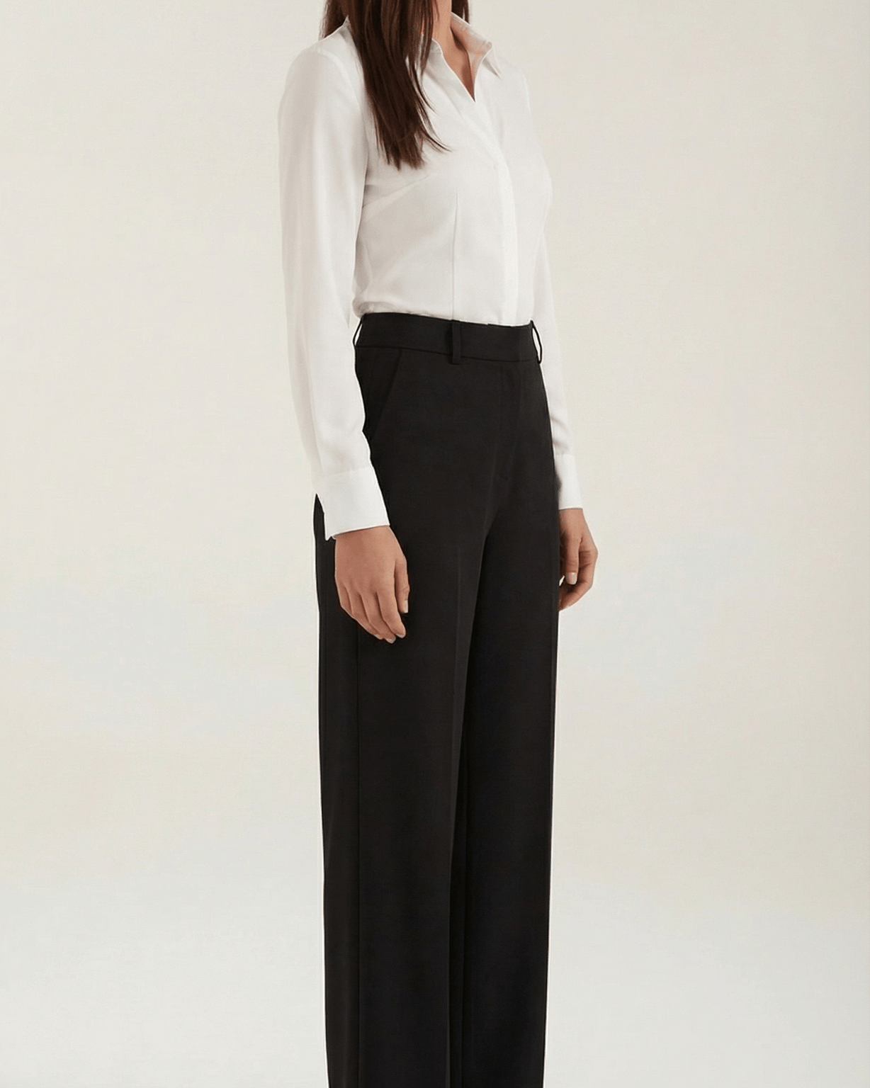 Aurazio Pantaloni a Gamba Larga da Donna