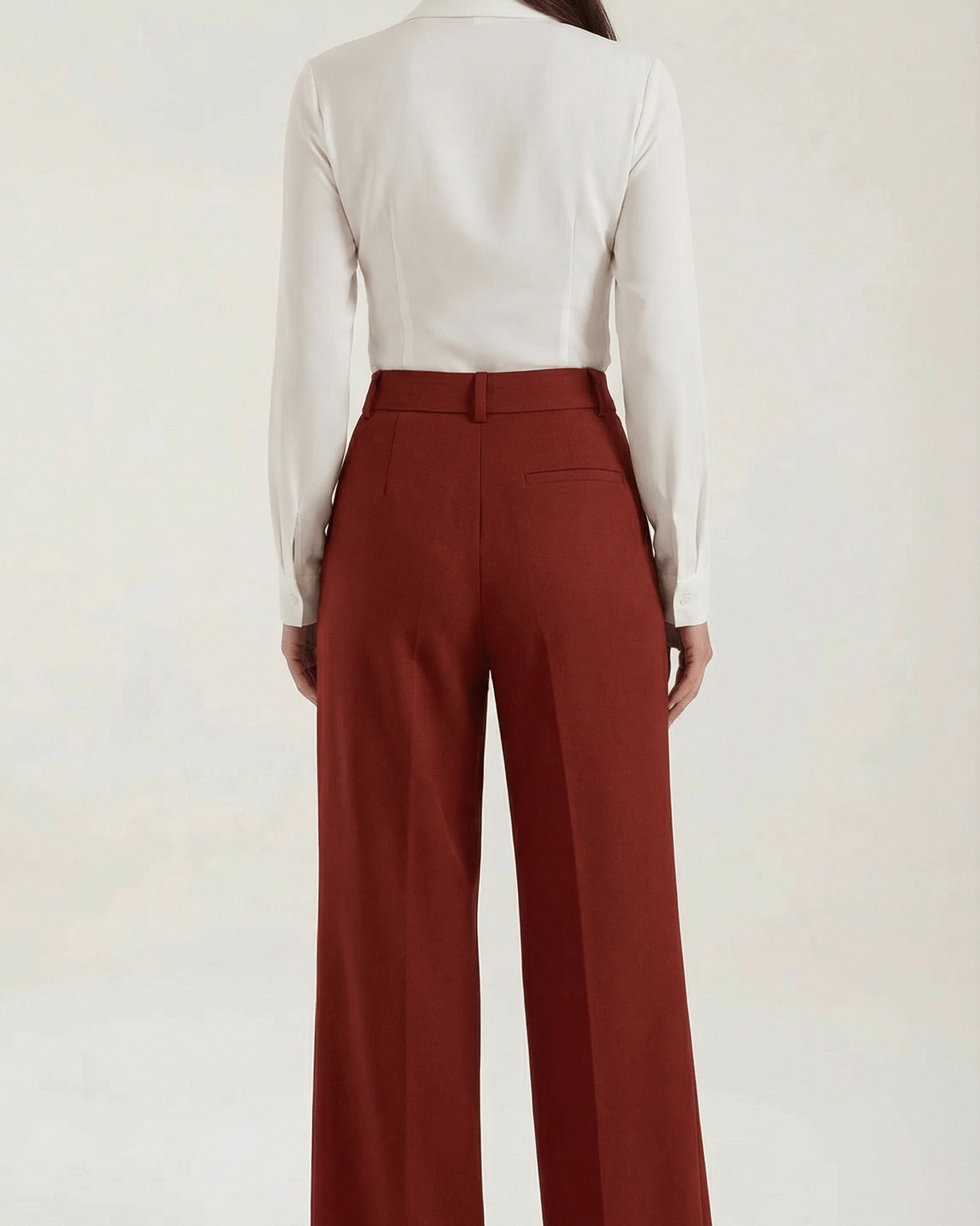 Aurazio Pantaloni a Gamba Larga da Donna