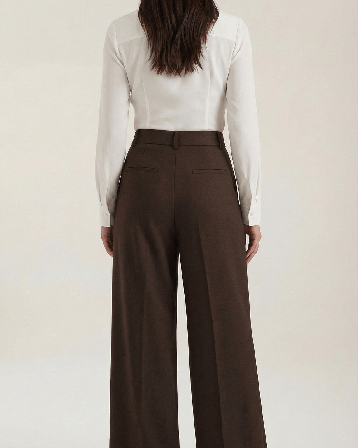 Aurazio Pantaloni a Gamba Larga da Donna