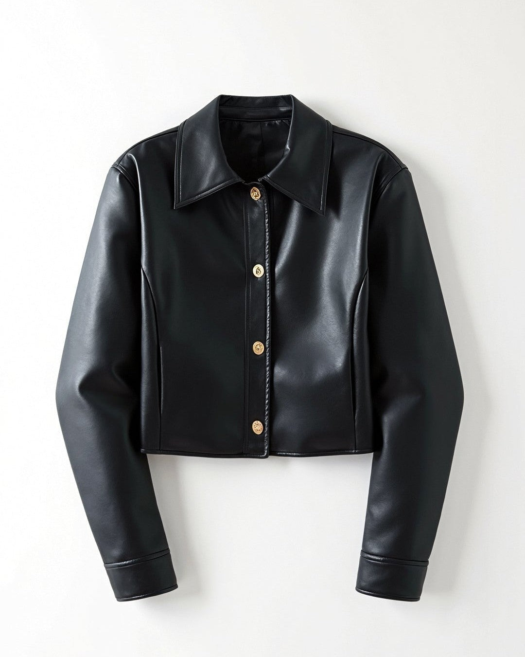 Aurazio Giacca di Ecopelle Corta da Donna