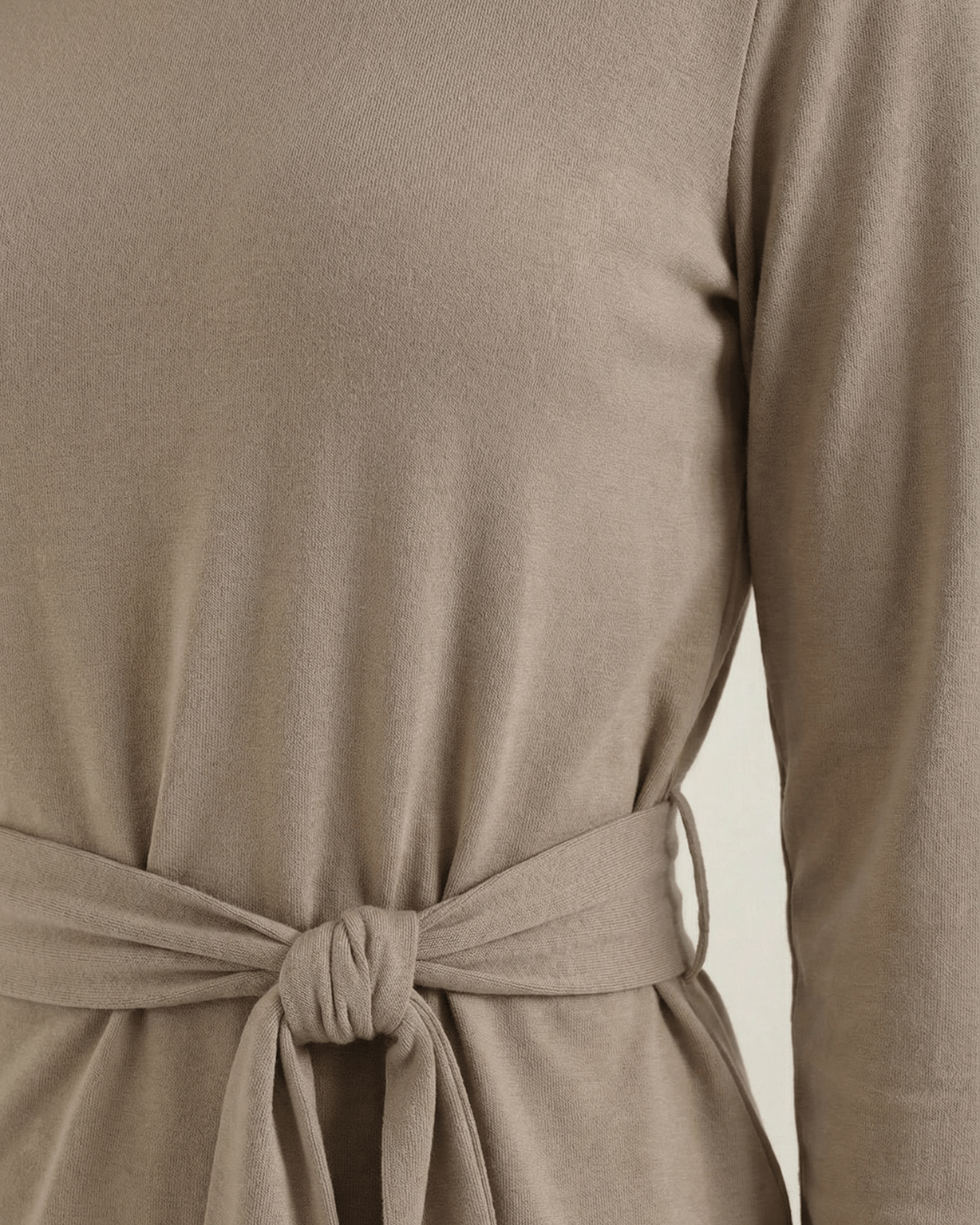 Aurazio Top Manica Lunga con Nodo Vita per Donna