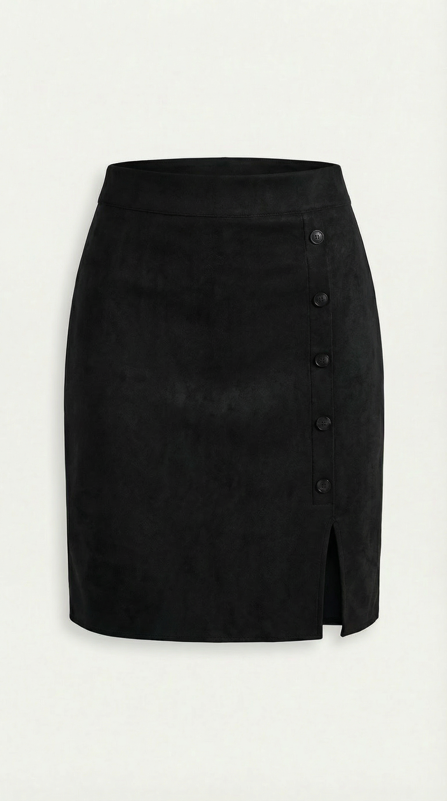 Minigonna Donna con Bottoni Sartoriale Contemporanea