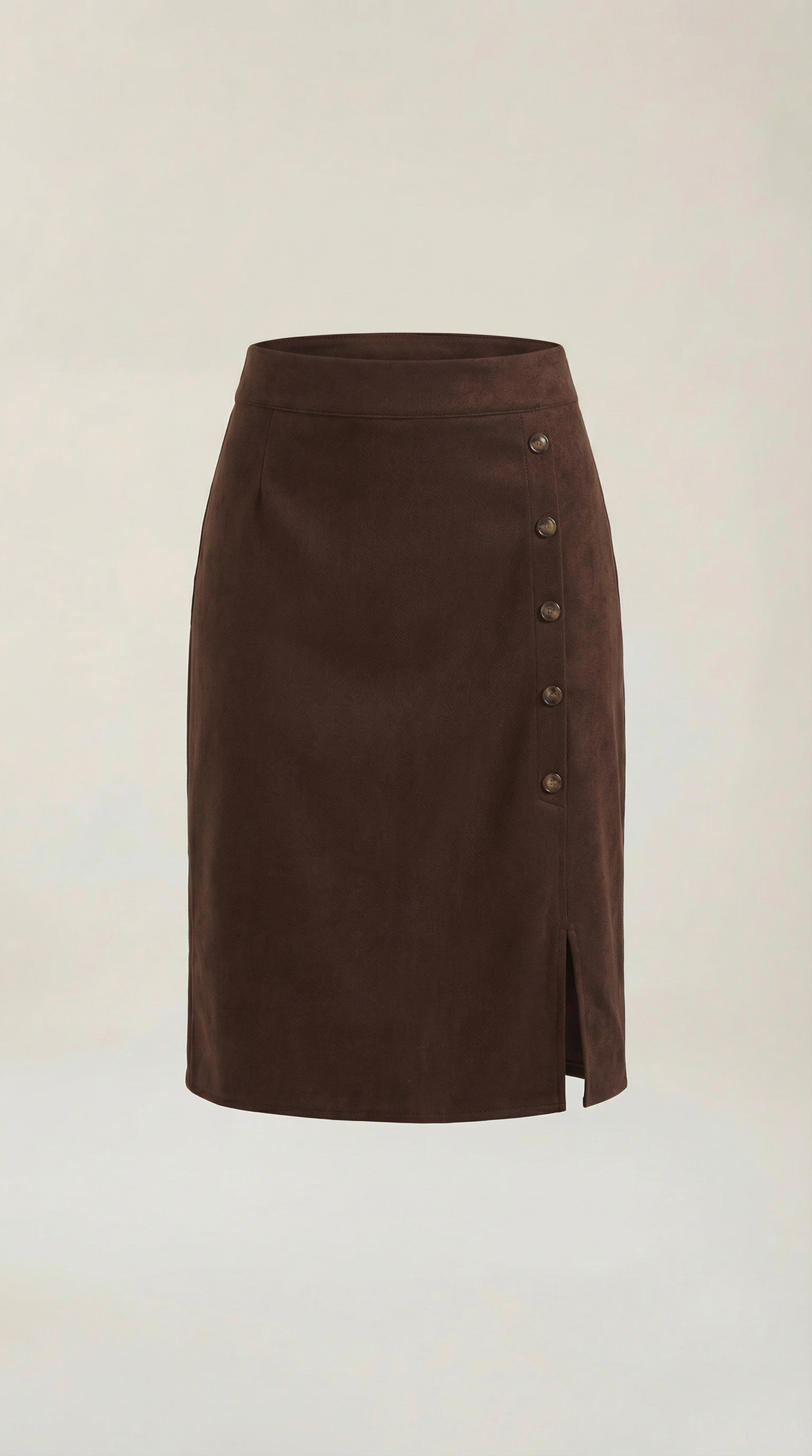 Minigonna Donna con Bottoni Sartoriale Contemporanea