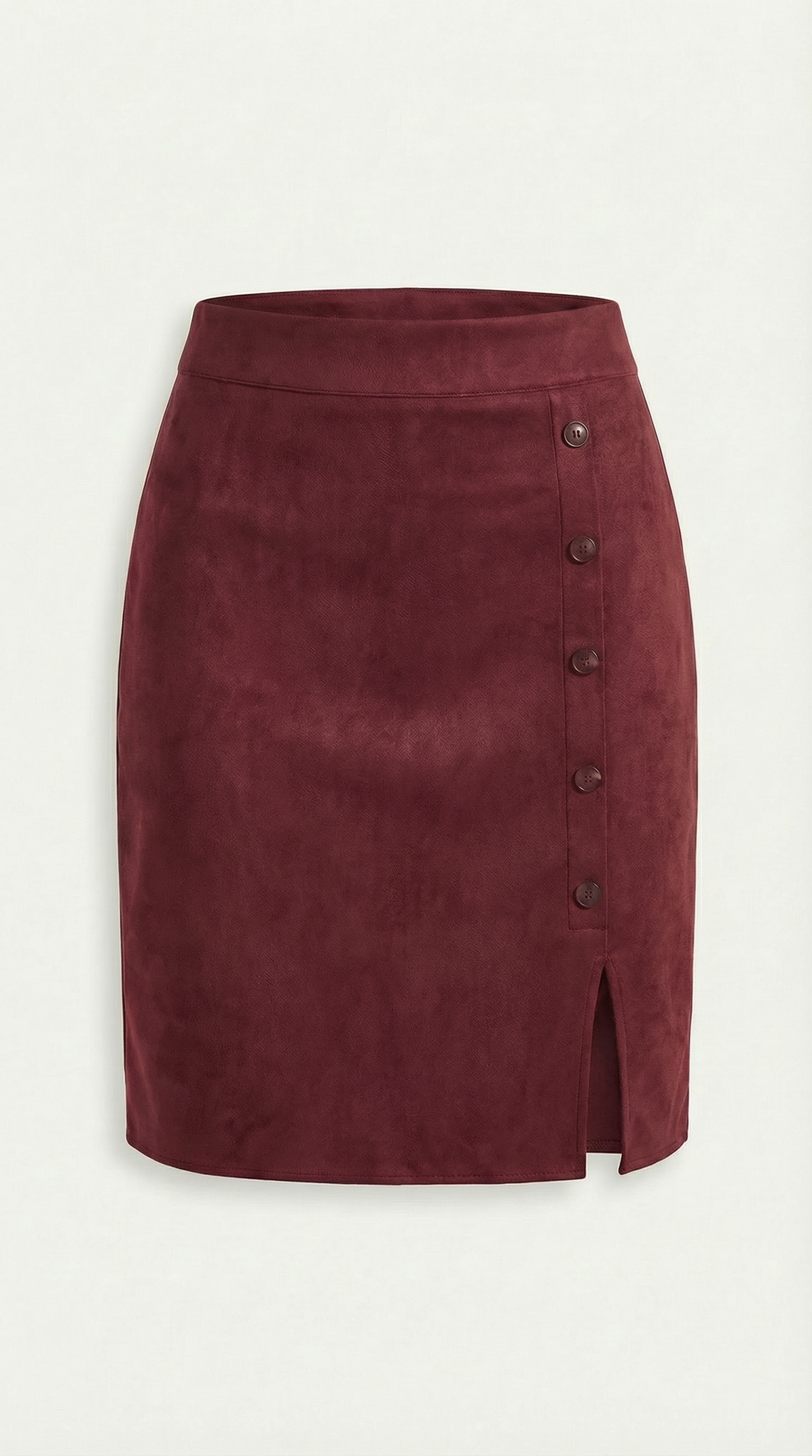 Minigonna Donna con Bottoni Sartoriale Contemporanea