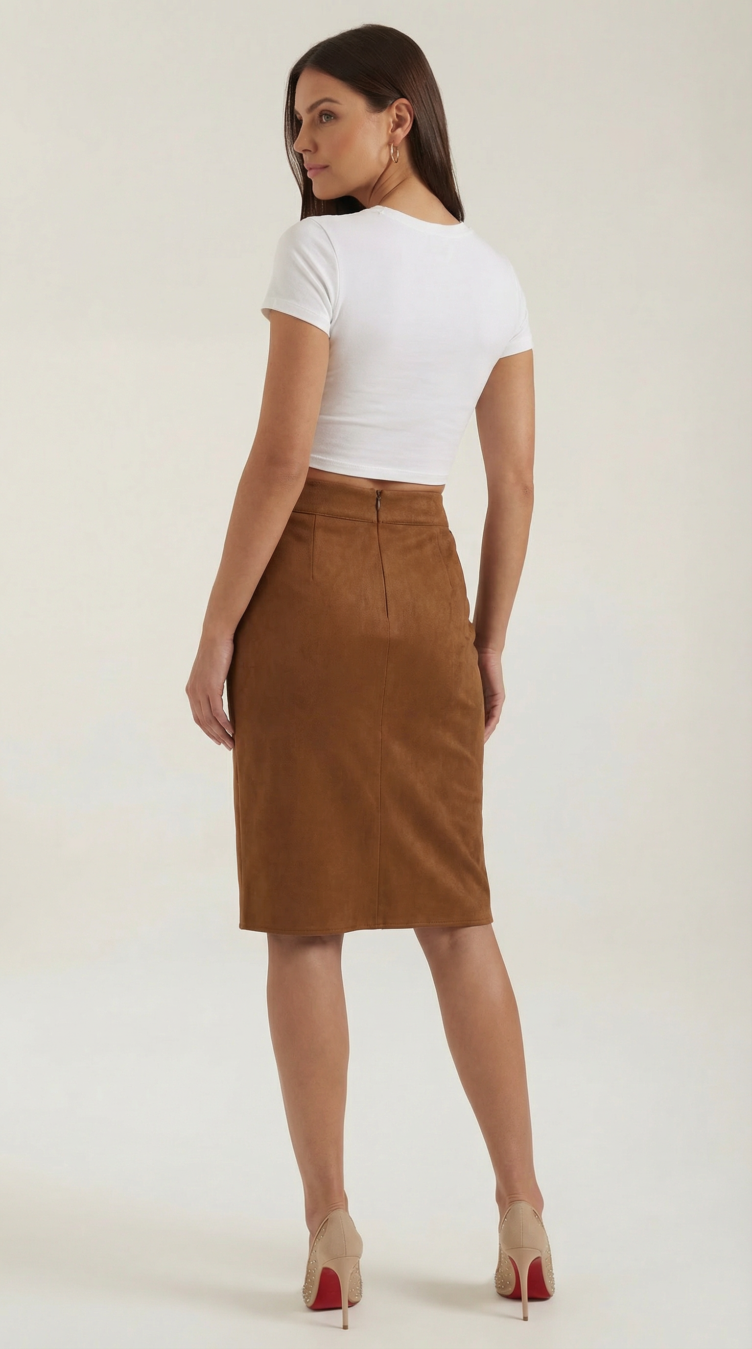 Minigonna Donna con Bottoni Sartoriale Contemporanea