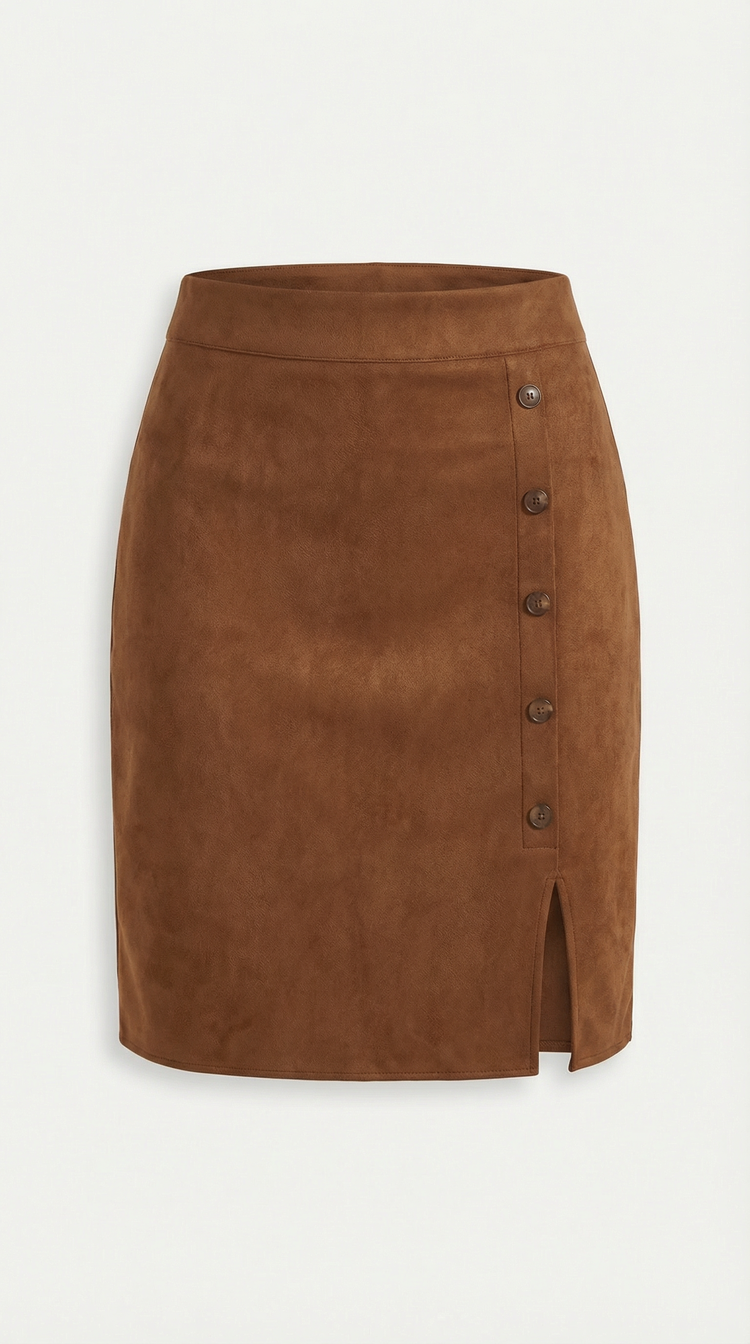 Minigonna Donna con Bottoni Sartoriale Contemporanea