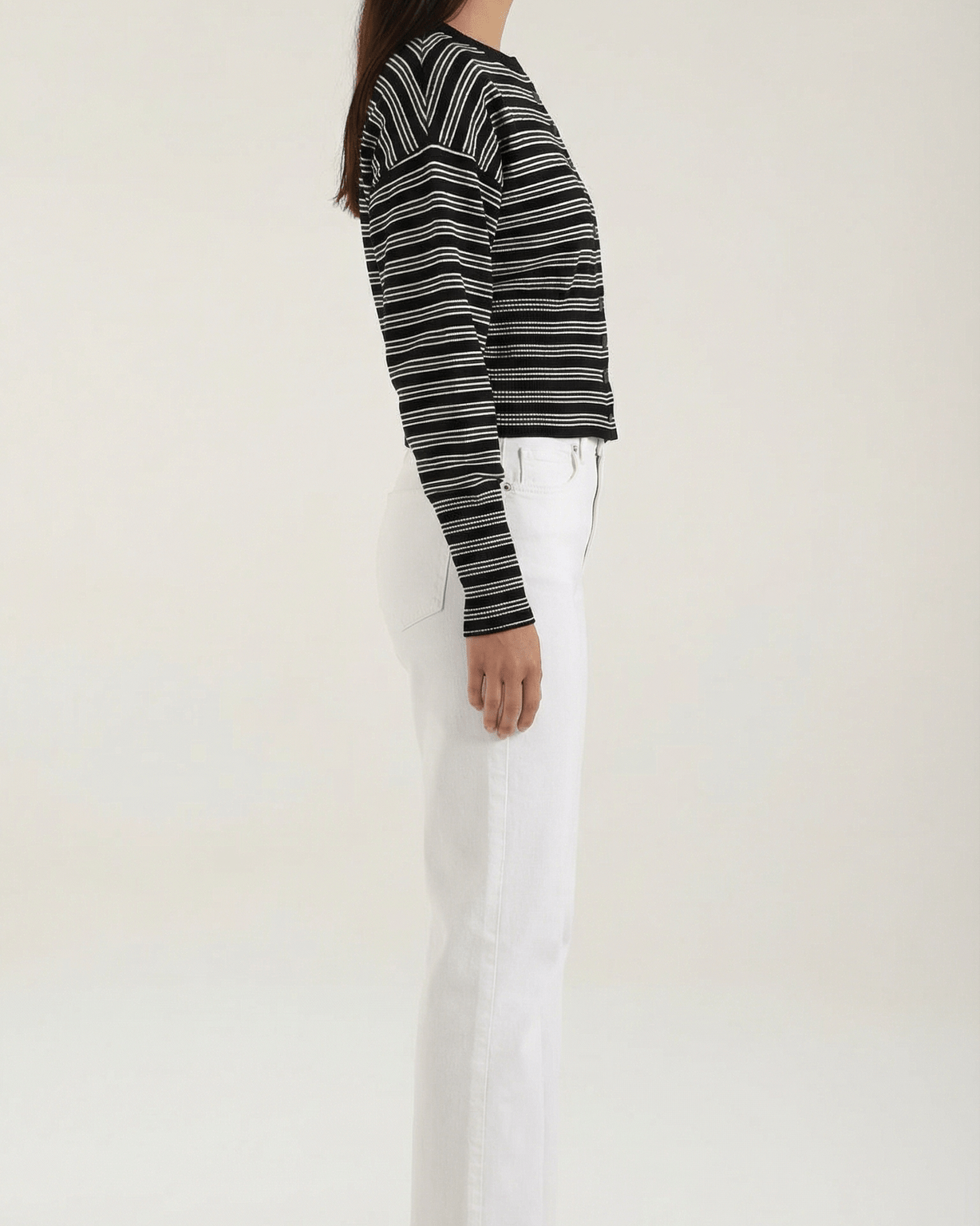 Aurazio Cardigan a righe da Donna