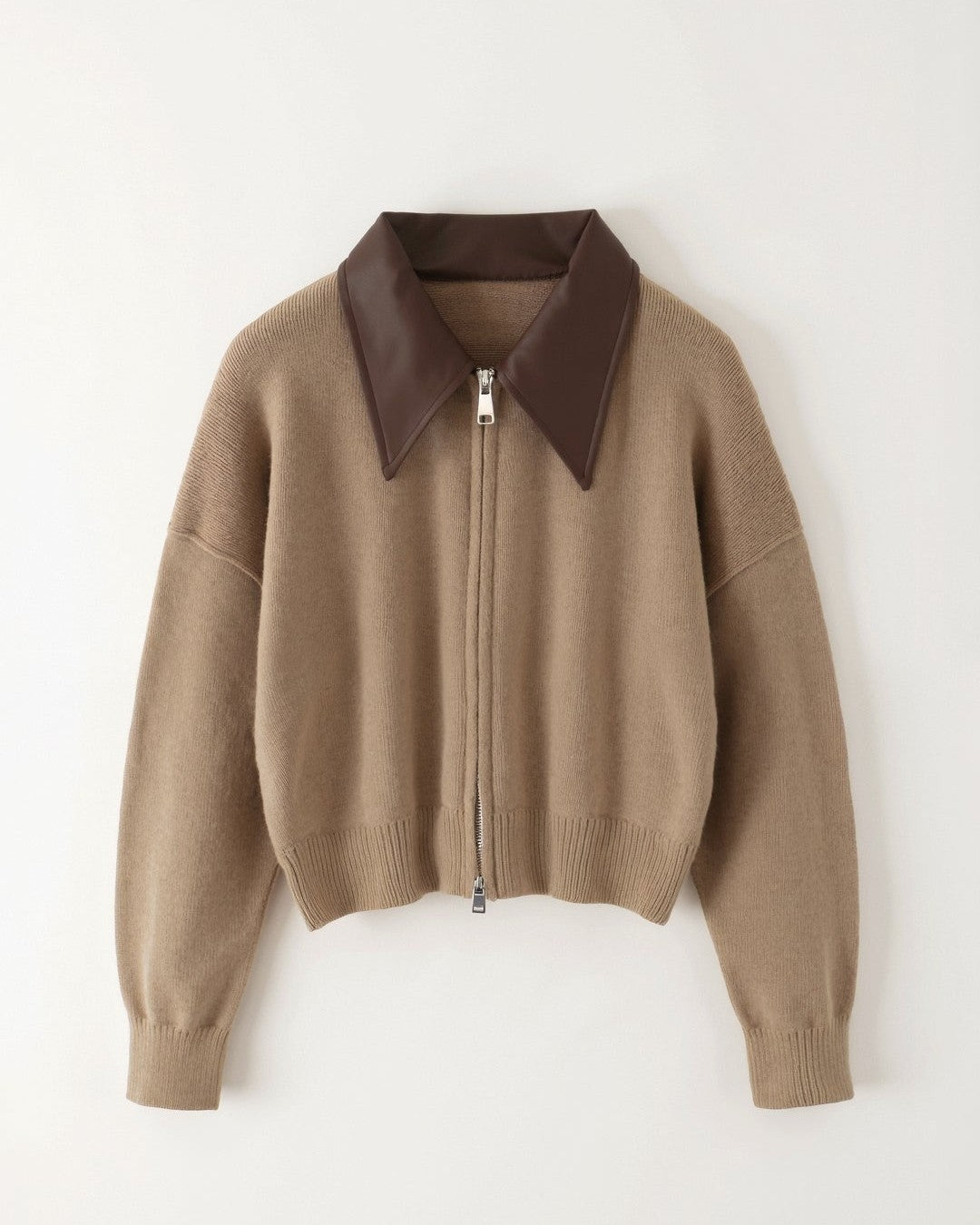 Aurazio Cardigan corto con colletto da Donna