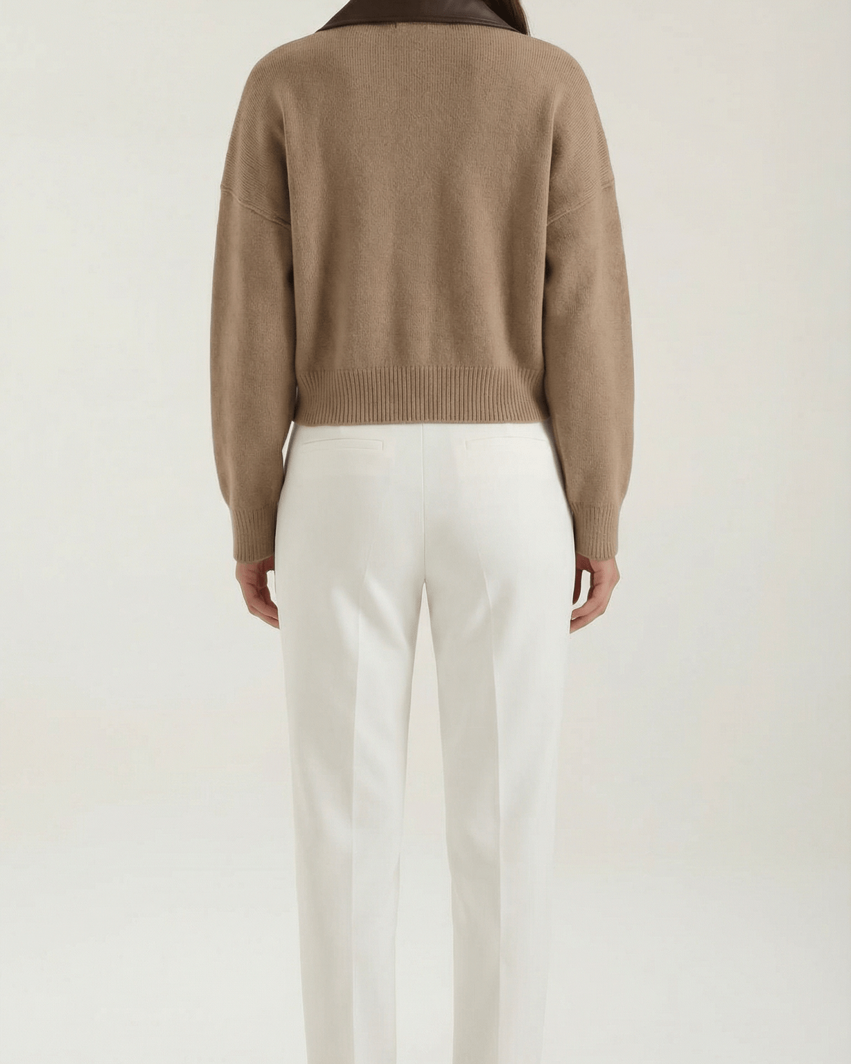 Aurazio Cardigan corto con colletto da Donna