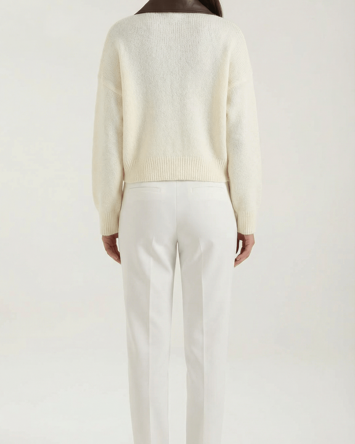 Aurazio Cardigan corto con colletto da Donna