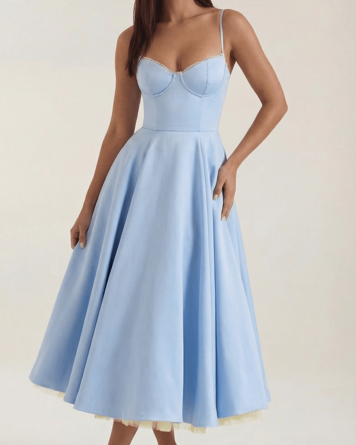 Aurazio Abito Midi in Tulle per Donna