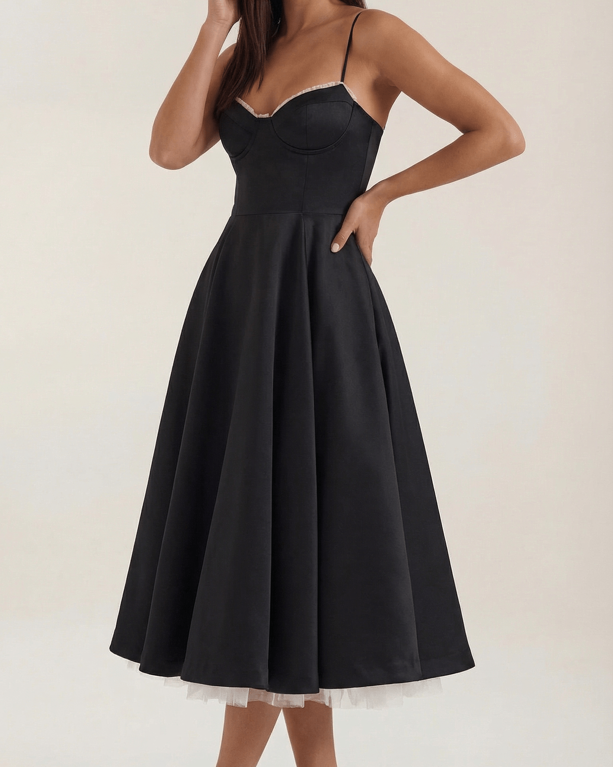 Aurazio Abito Midi in Tulle per Donna