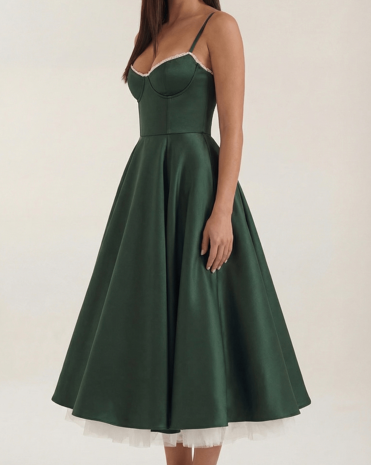 Aurazio Abito Midi in Tulle per Donna