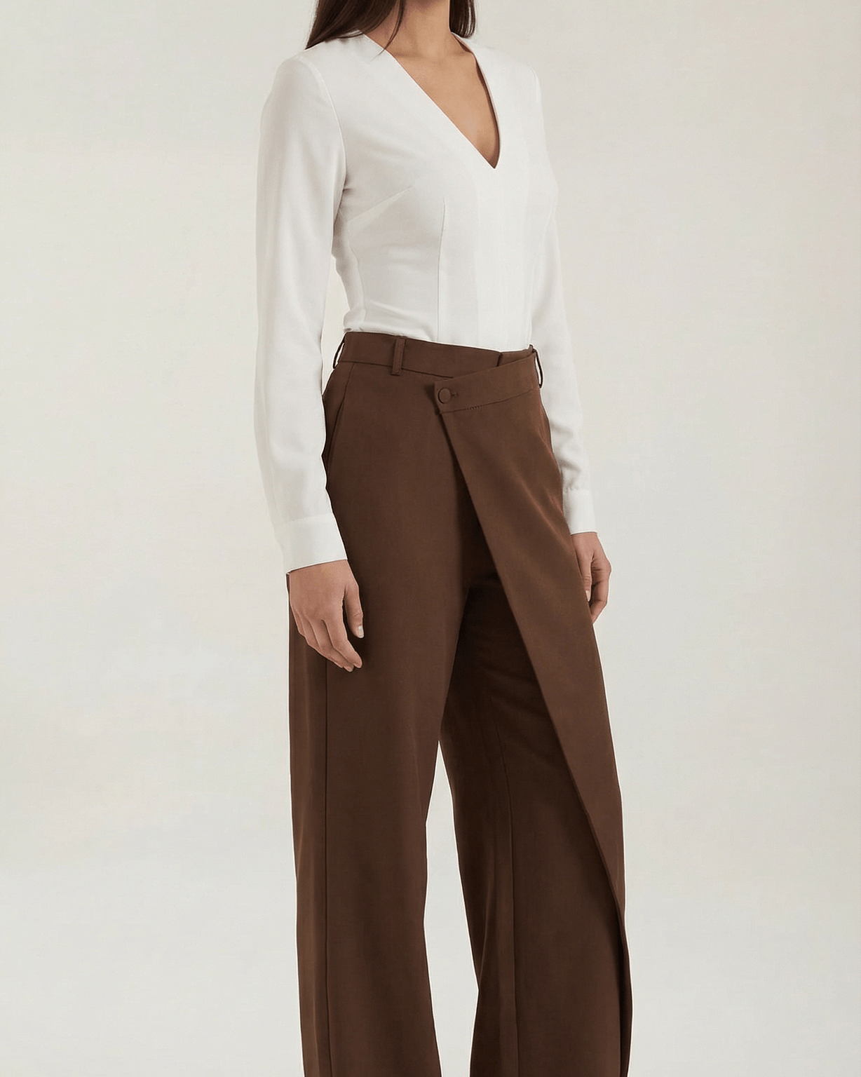 Aurazio Pantaloni Asimmetrici Da Donna