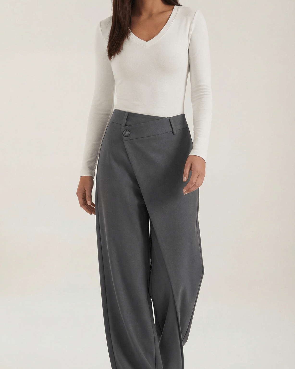 Aurazio Pantaloni Asimmetrici Da Donna