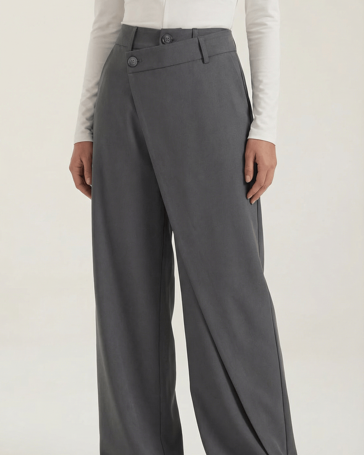 Aurazio Pantaloni Asimmetrici Da Donna