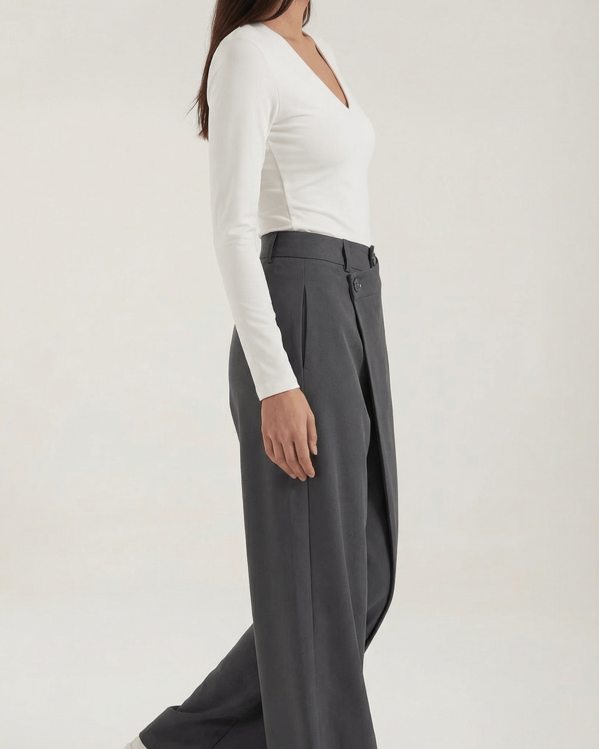 Aurazio Pantaloni Asimmetrici Da Donna