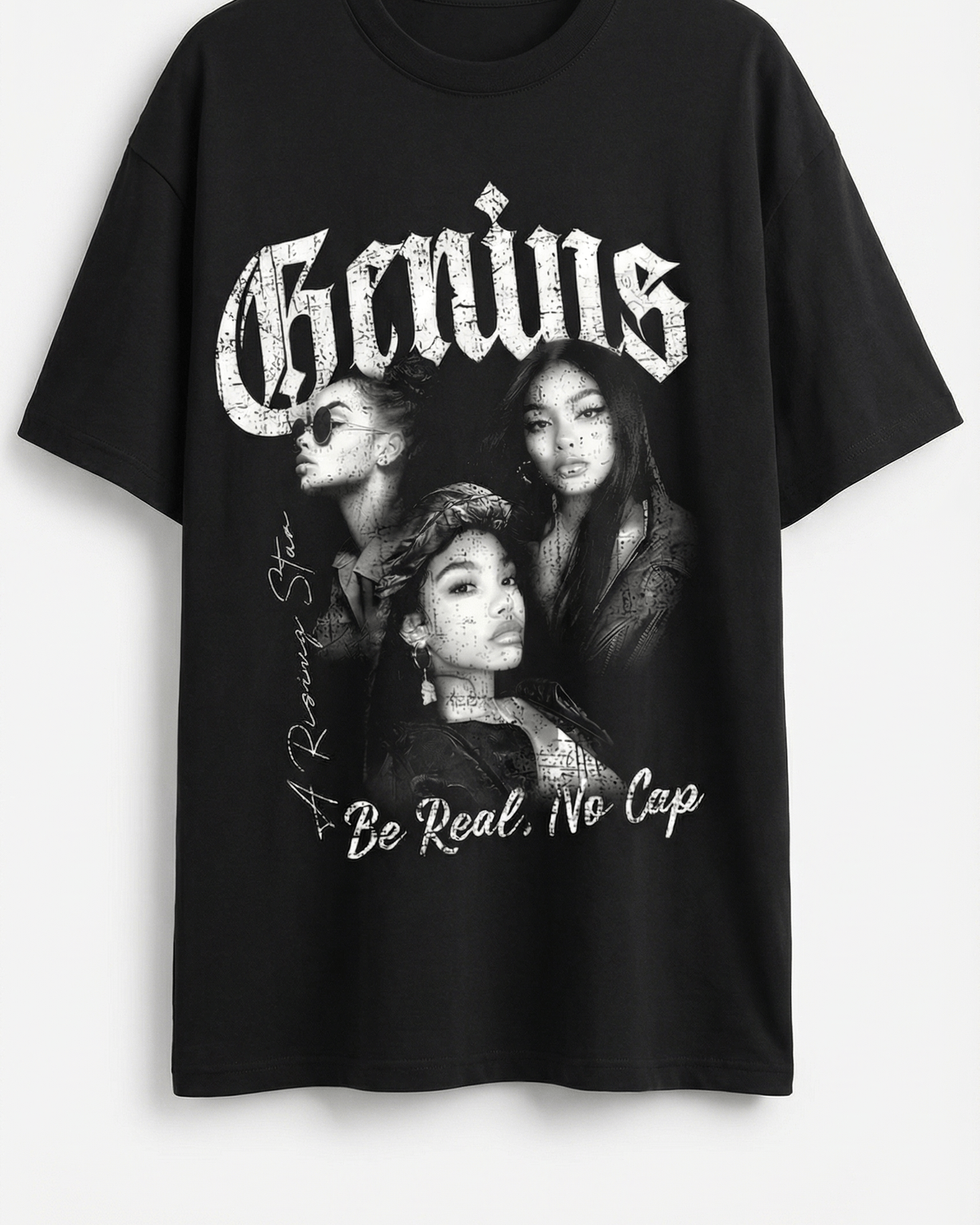 Aurazio Maglietta Grafica Oversize per Tutti