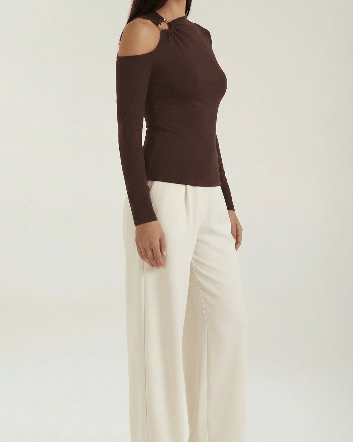 Aurazio Top Monospalla da Donna