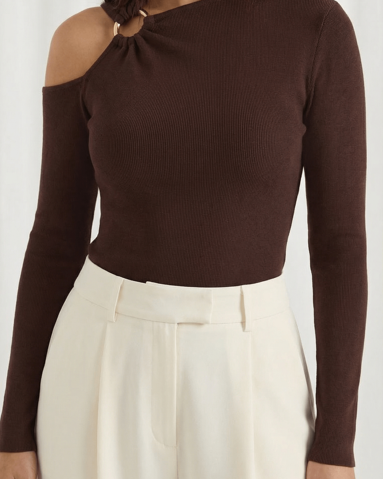 Aurazio Top Monospalla da Donna