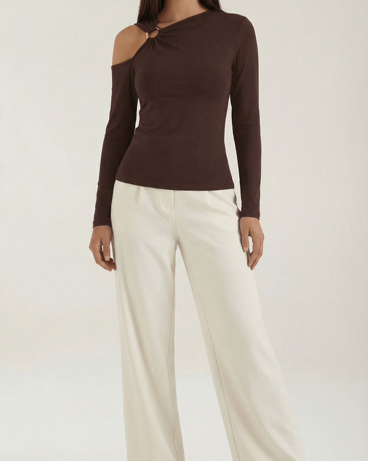 Aurazio Top Monospalla da Donna