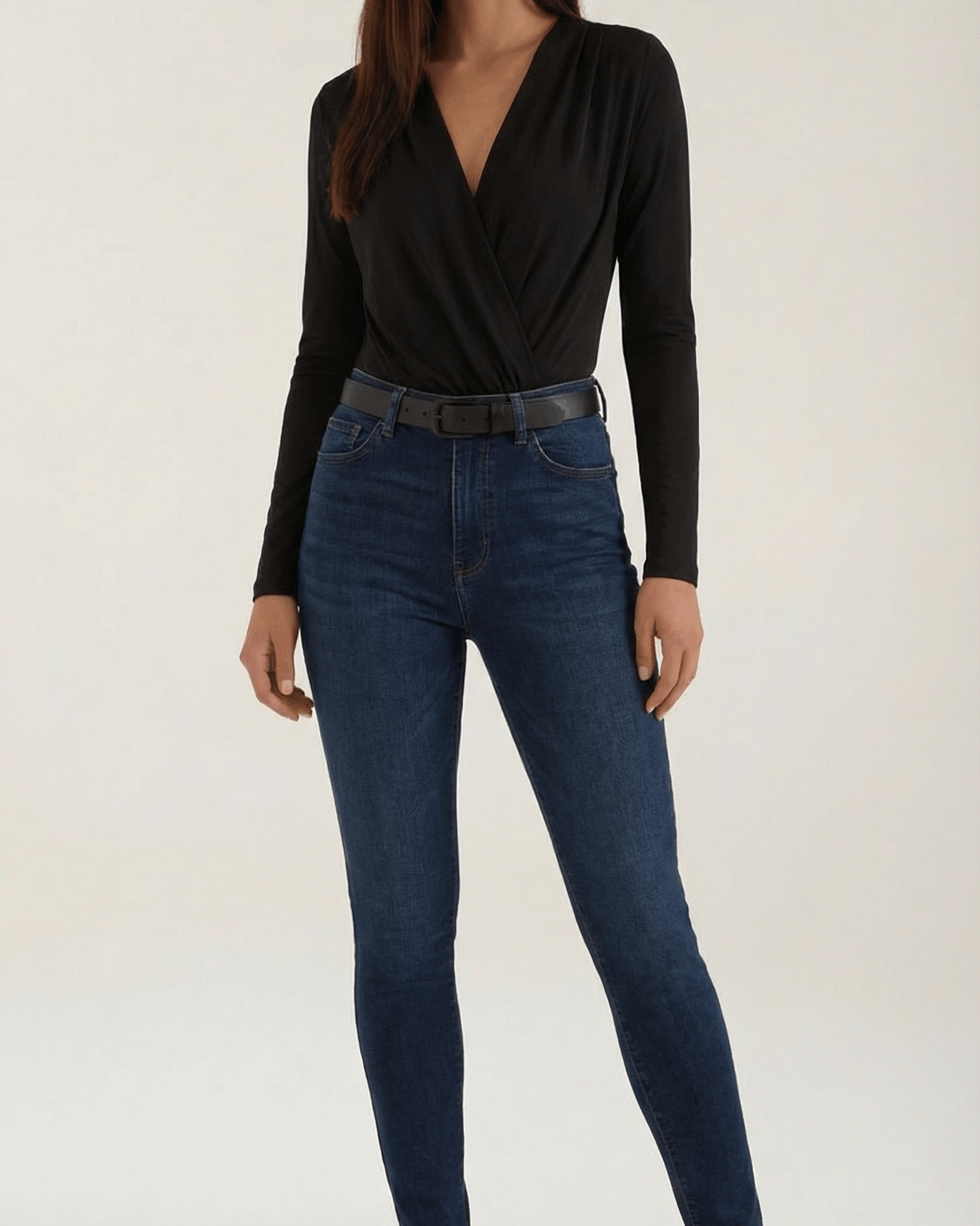 Aurazio Body Scollo a V per Donna