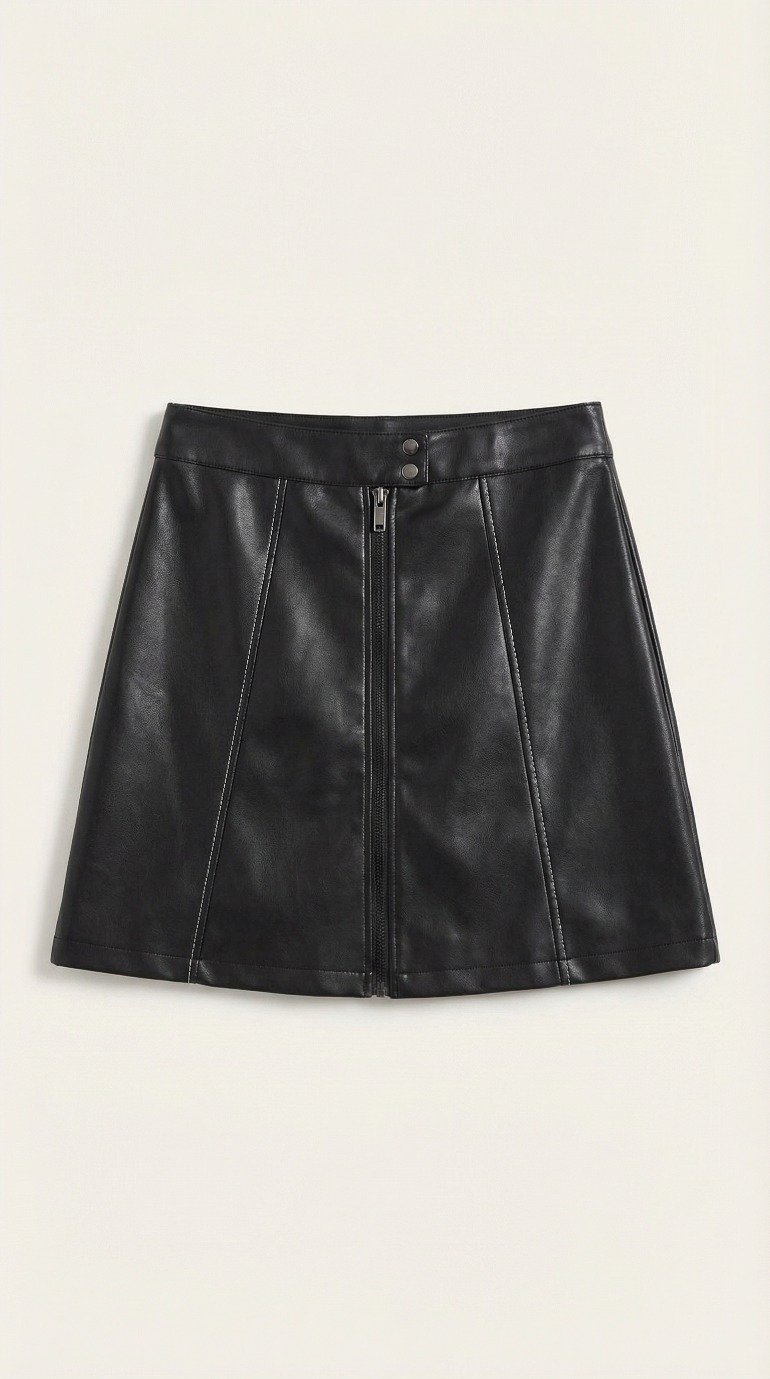 Gonna Donna in Pelle Vegana Elegante Rock Chic