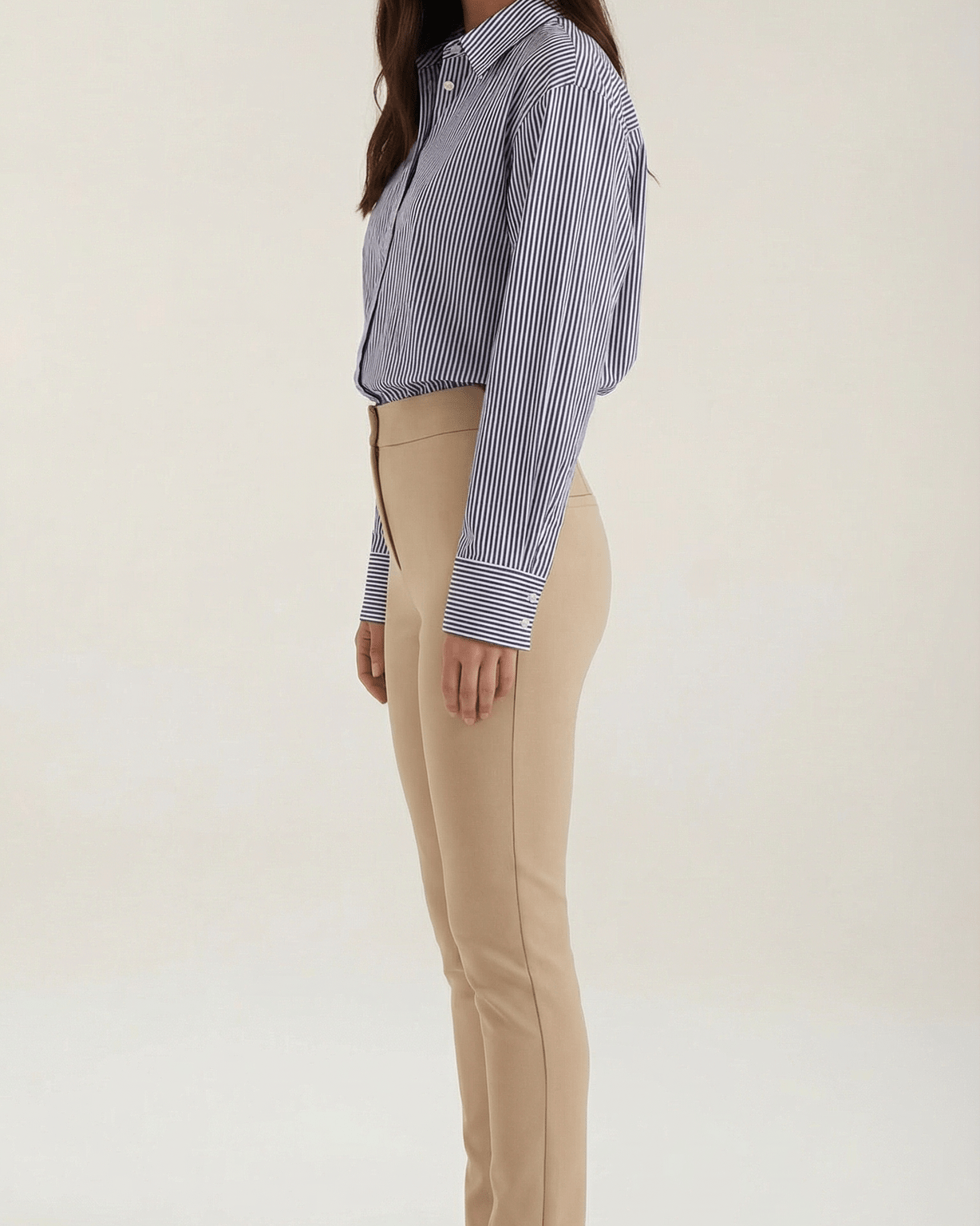 Aurazio Blusa a Righe Maniche Lunghe per Donna