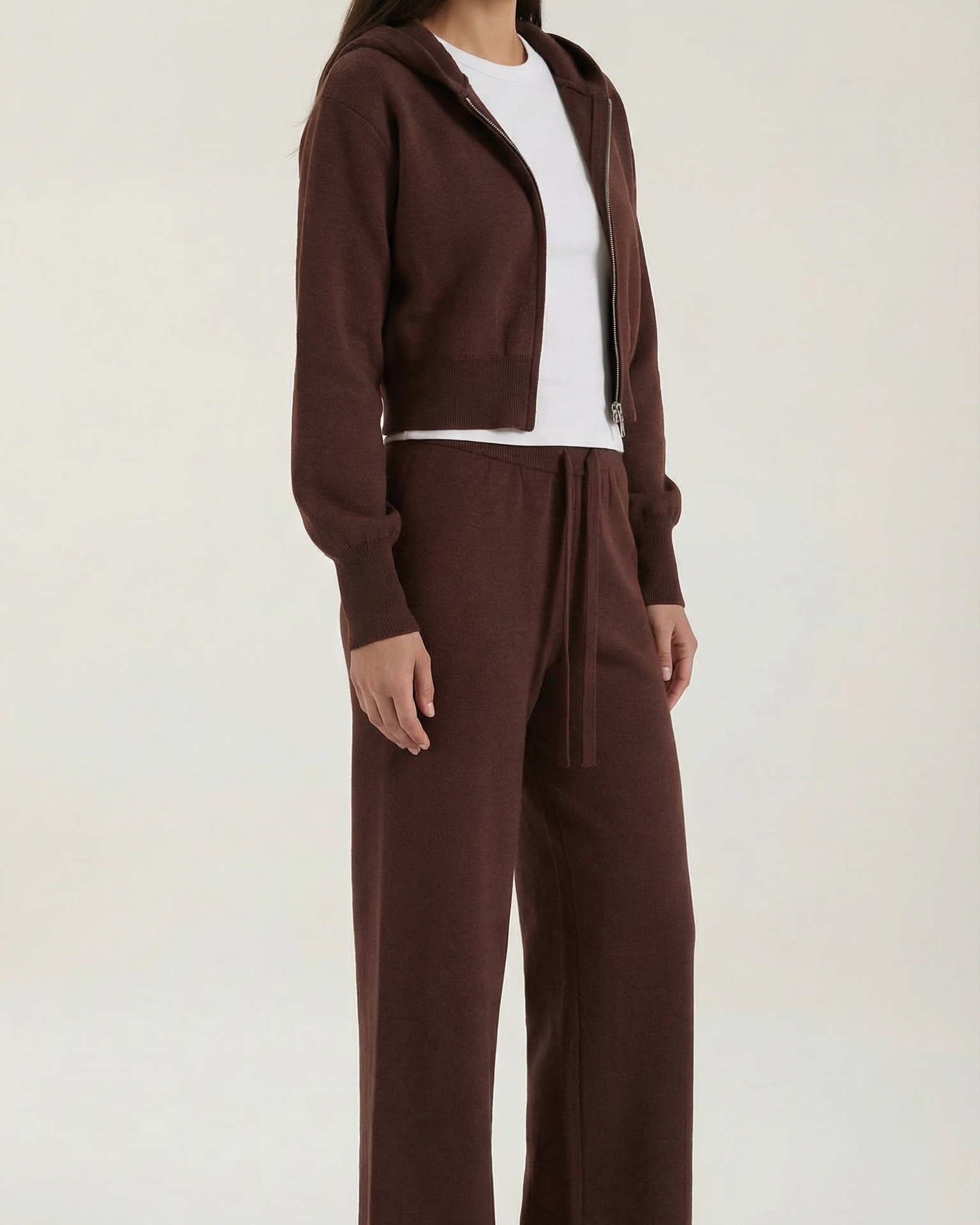 Aurazio Set Coordinato in Maglia per Donna