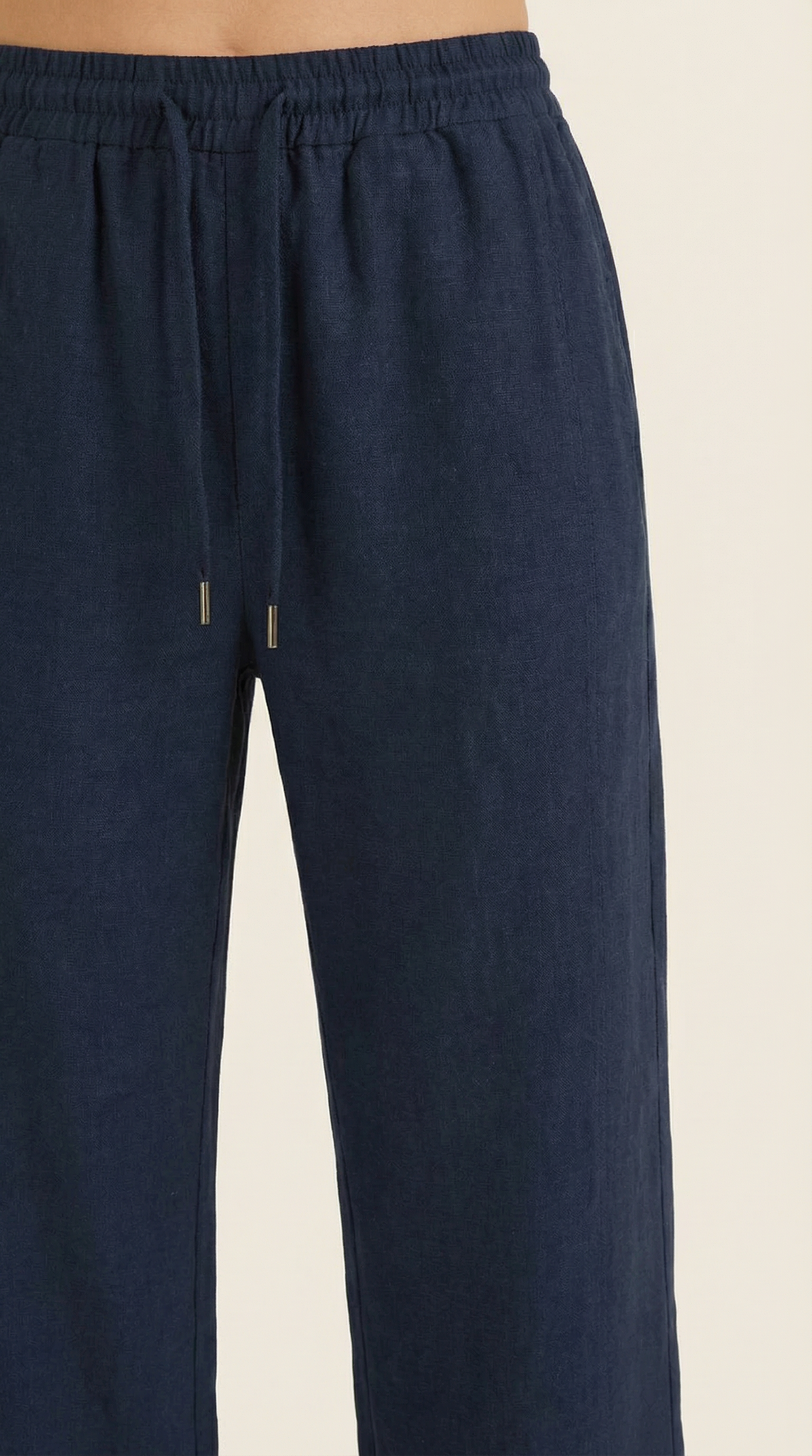 Aurazio Pantaloni Larghi con Coulisse per Donna