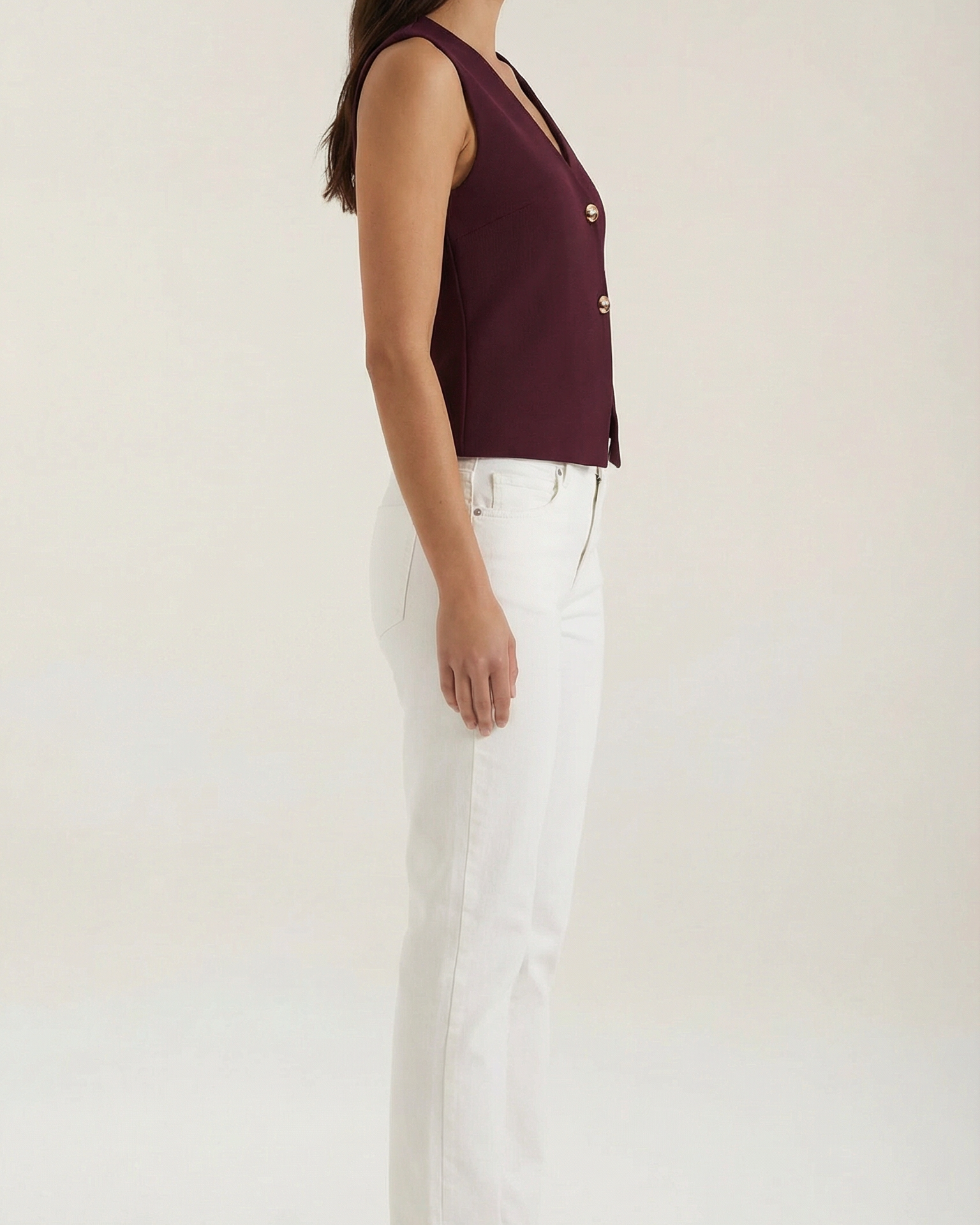 Aurazio Gilet di Maglia per Donna