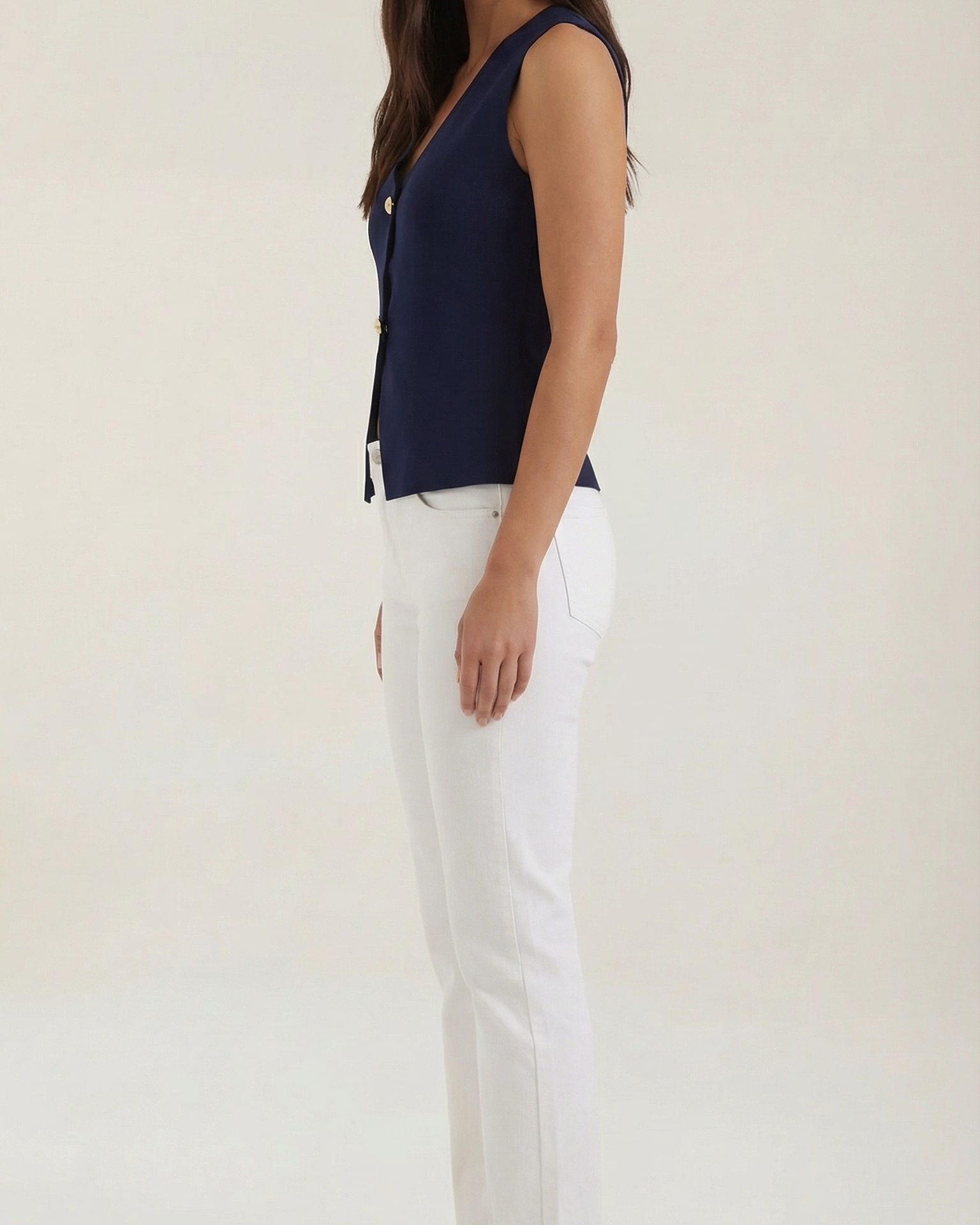 Aurazio Gilet di Maglia per Donna