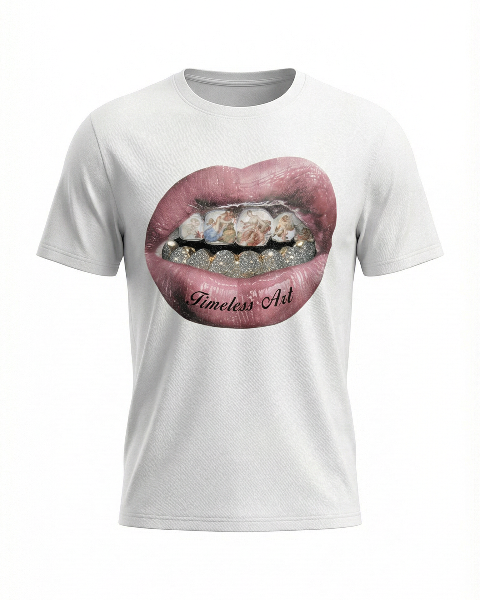 Aurazio Maglietta Oversize Grafica da Donna