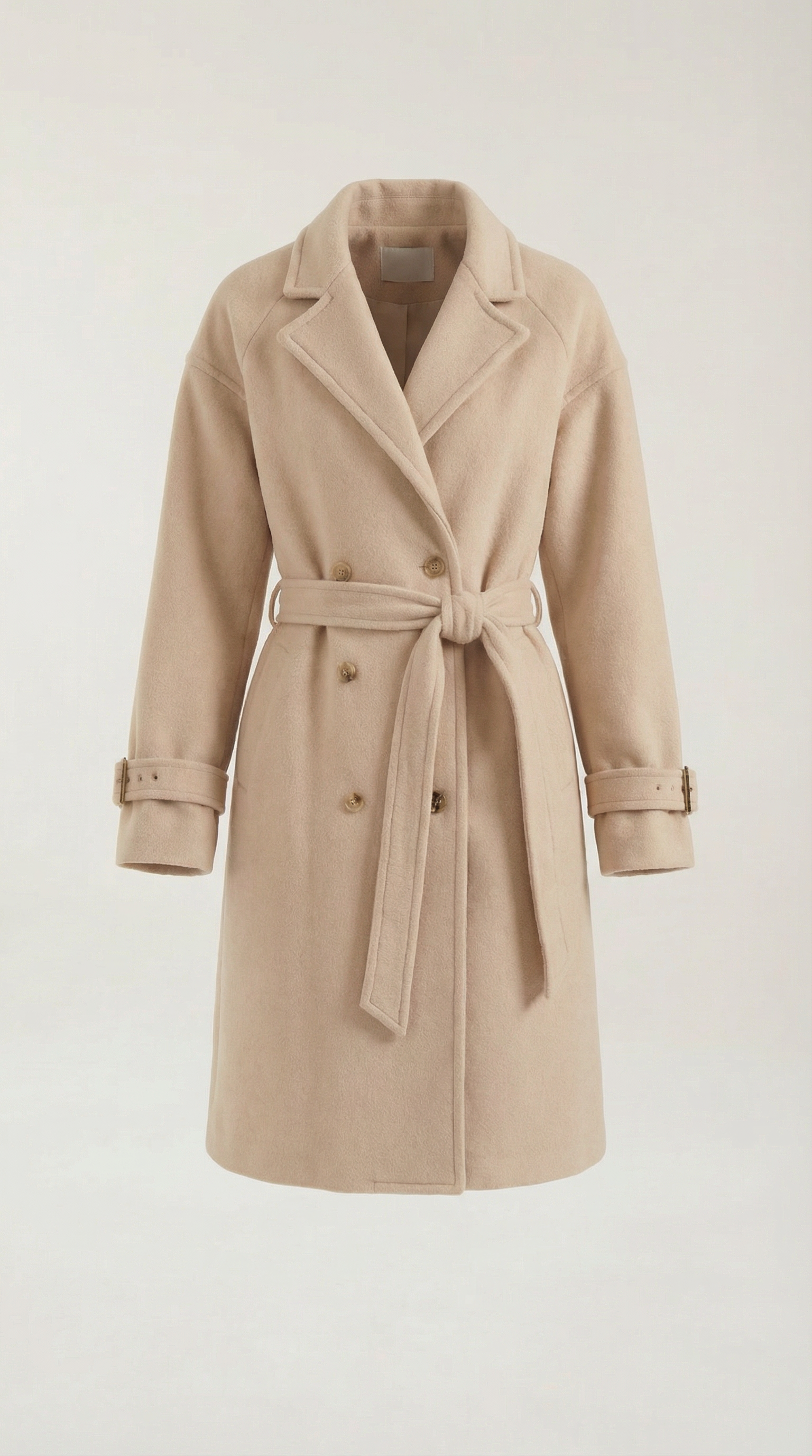 Aurazio Giacca Trench Elegante di Pile da Donna