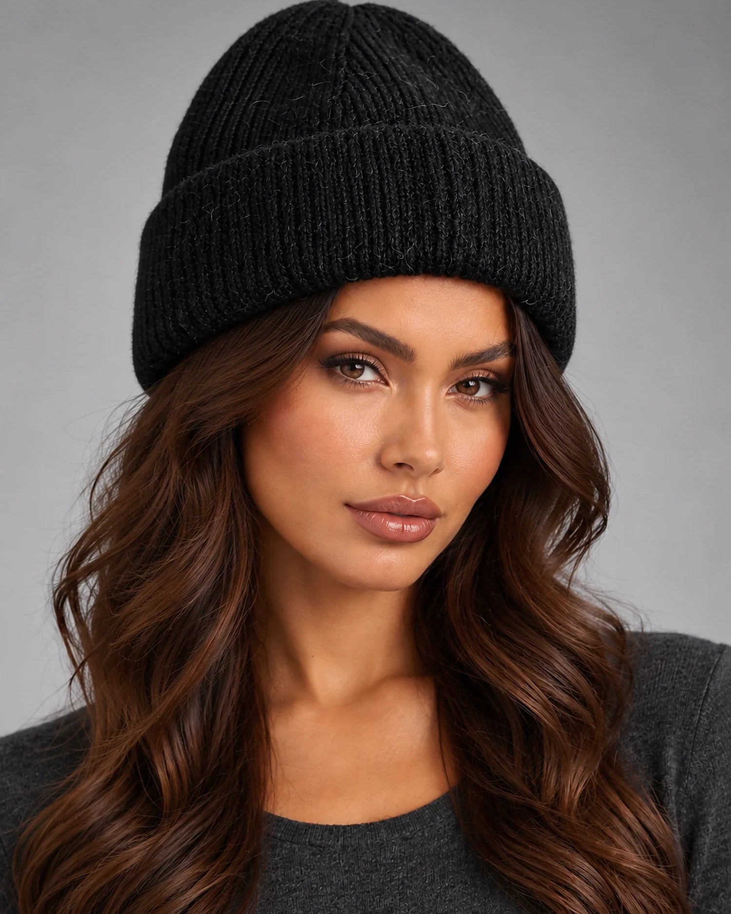 Berretto Donna in Angora Morbido Cappello Invernale Soffice