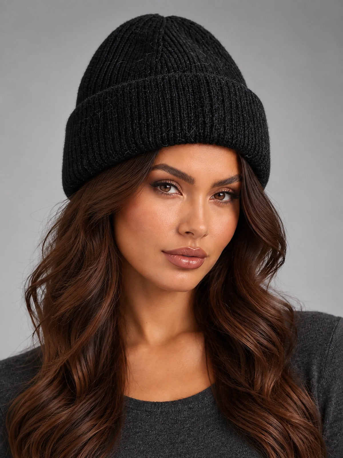 Berretto Donna in Angora Morbido Cappello Invernale Soffice