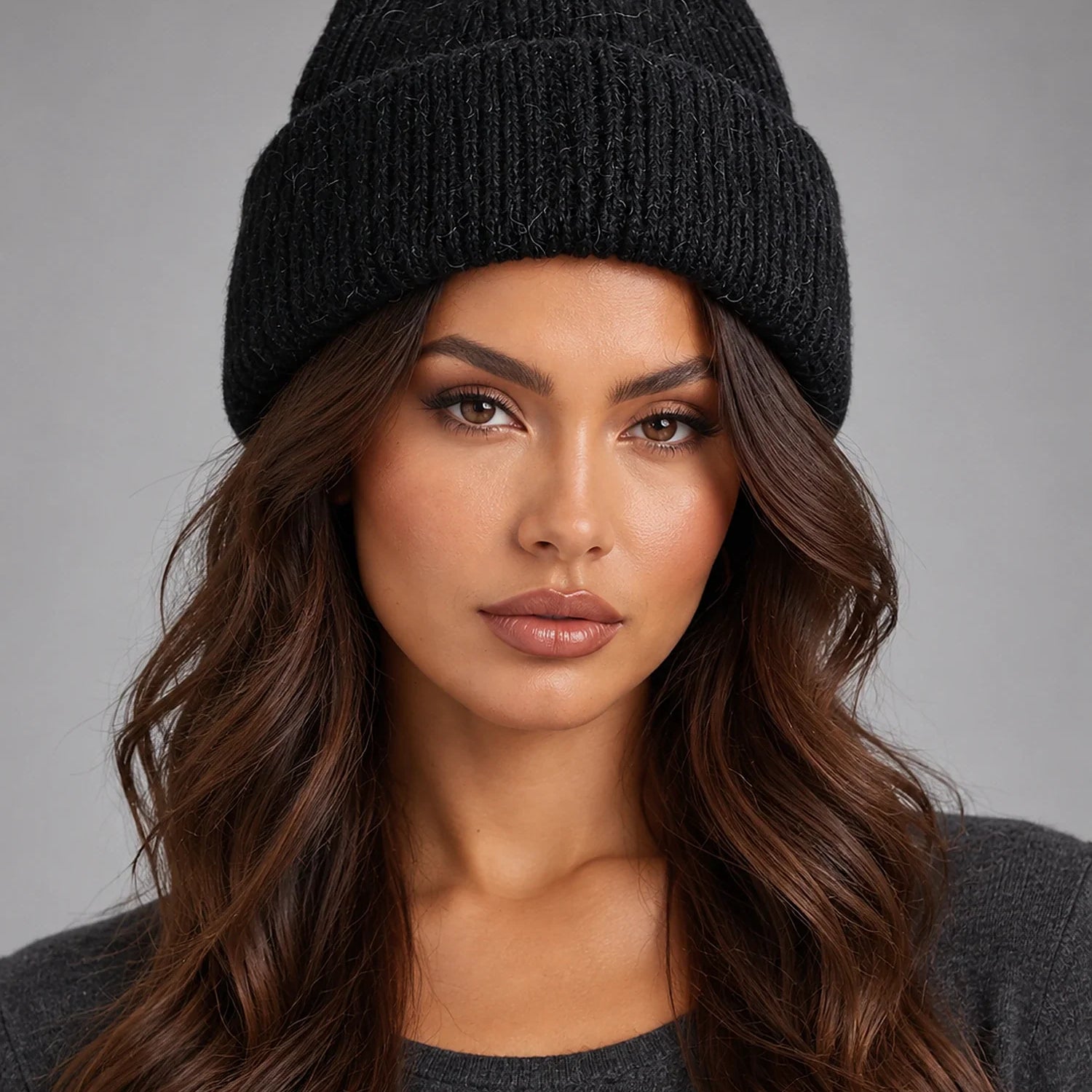 Berretto Donna in Angora Morbido Cappello Invernale Soffice