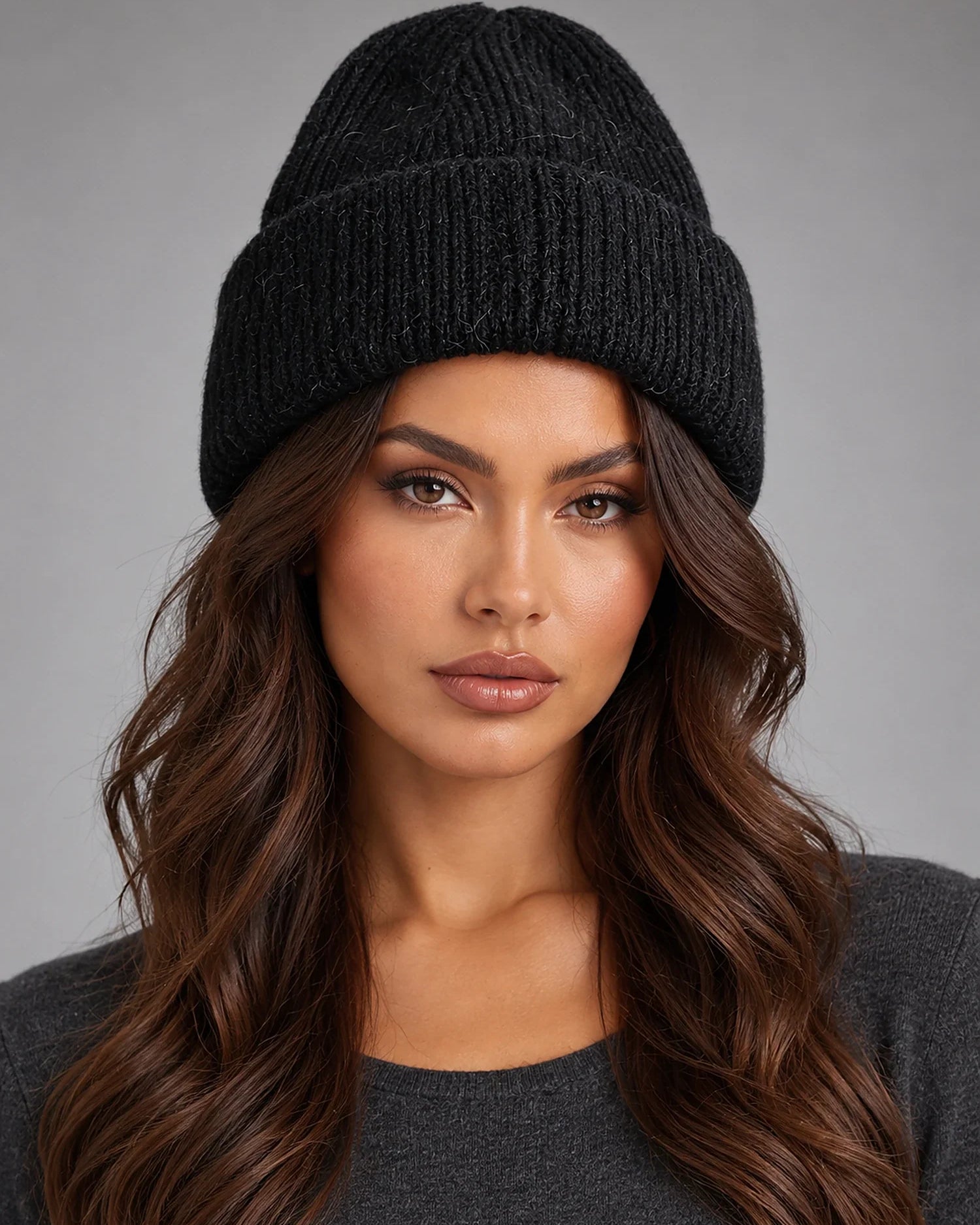 Berretto Donna in Angora Morbido Cappello Invernale Soffice