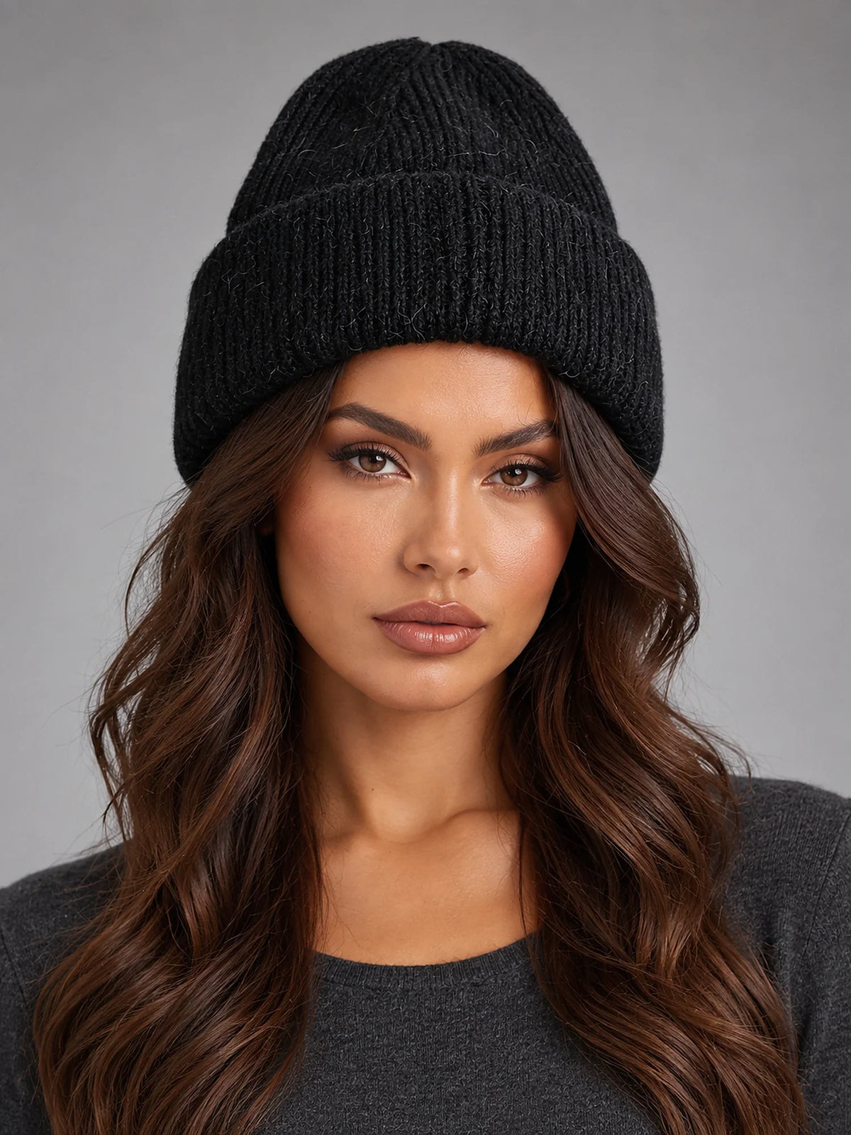 Berretto Donna in Angora Morbido Cappello Invernale Soffice