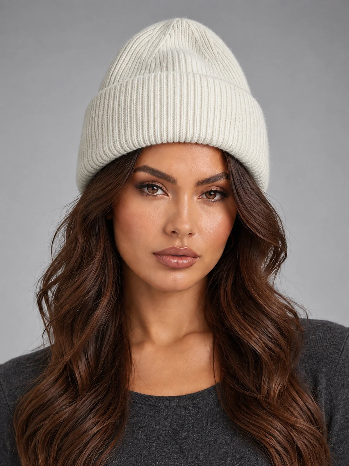 Berretto Donna in Angora Morbido Cappello Invernale Soffice