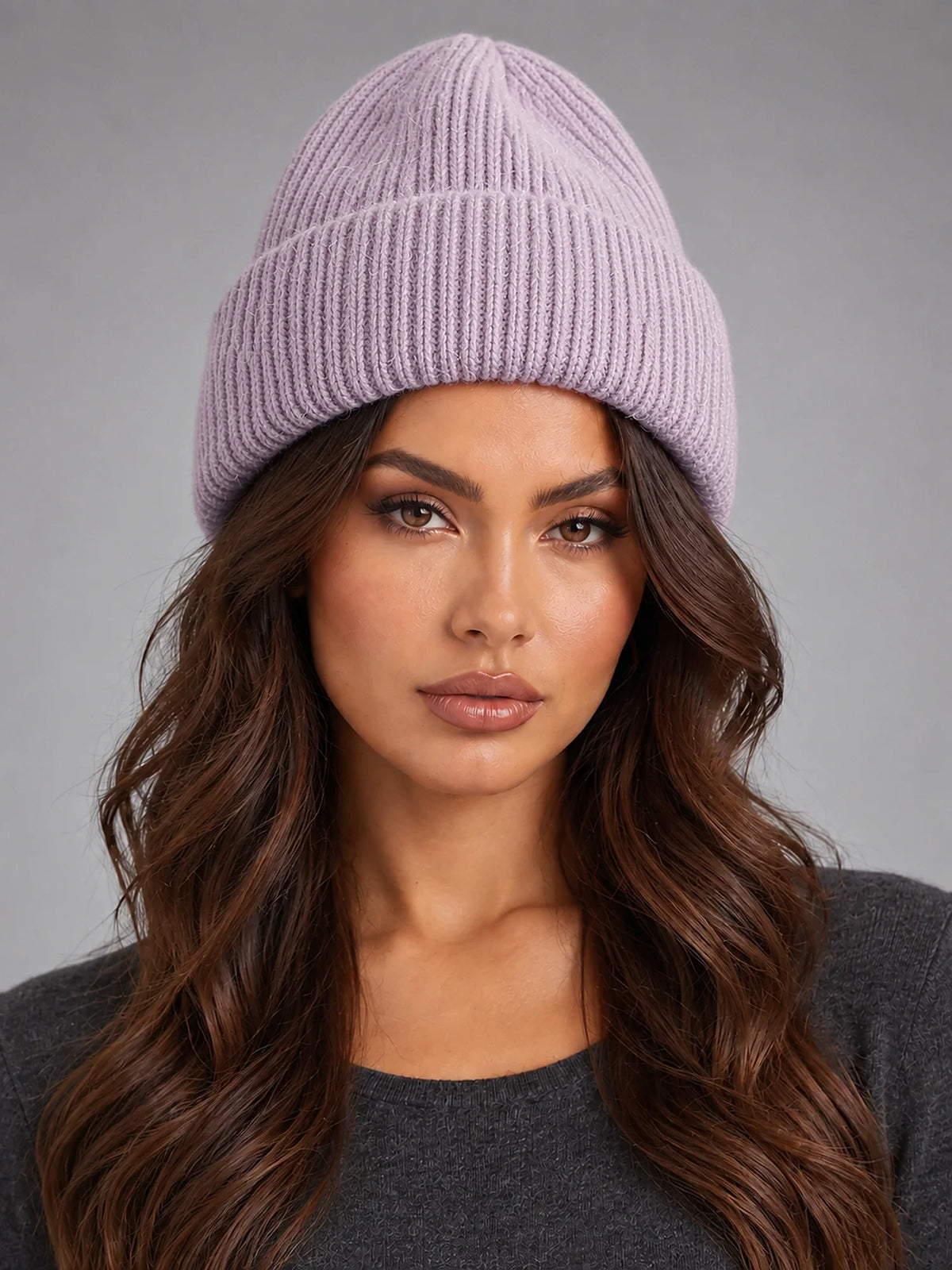 Berretto Donna in Angora Morbido Cappello Invernale Soffice
